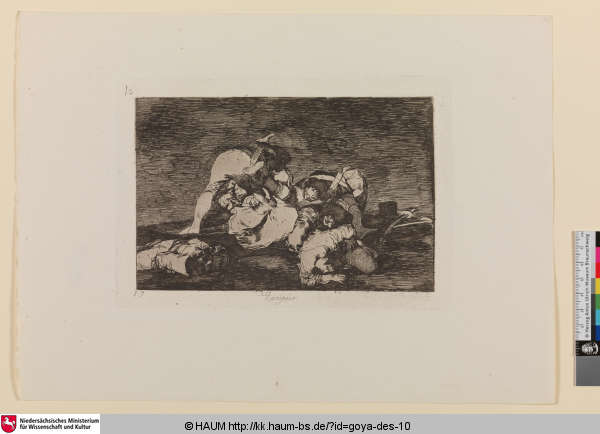 Tampoco [Diese auch nicht; Nor (do these) either], Francisco Goya, 1810–1815