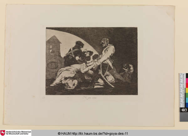 Ni por esas [Noch diese; Neither do these], Francisco Goya, 1810–1815