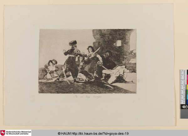 Ya no hay tiempo [Es ist keine Zeit mehr; There isn't time now], Francisco Goya, 1810–1812
