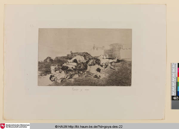 Tanto y mas [Soviel und noch mehr; Even worse], Francisco Goya, 1810