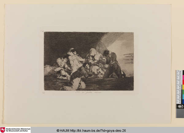 No se puede mirar [Man kann es nicht ansehen; One can't look], Francisco Goya, 1810–1812