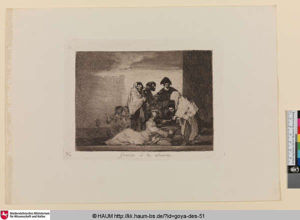 Gracias á la almorta [Dank der Hirse; Thanks to the millet], Francisco Goya, 1812–1815