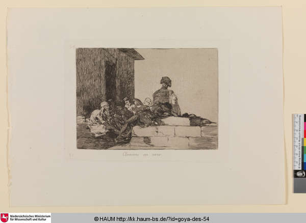 Clamores en vano [Vergebliche Klagen; Appeals are in vain], Francisco Goya, 1812–1815