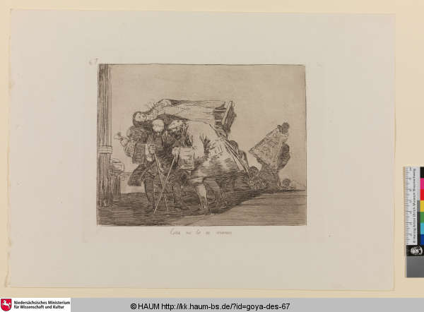 Esta no lo es menos [Diese ist nicht weniger seltsam; This is not less so], Francisco Goya, 1815–1820