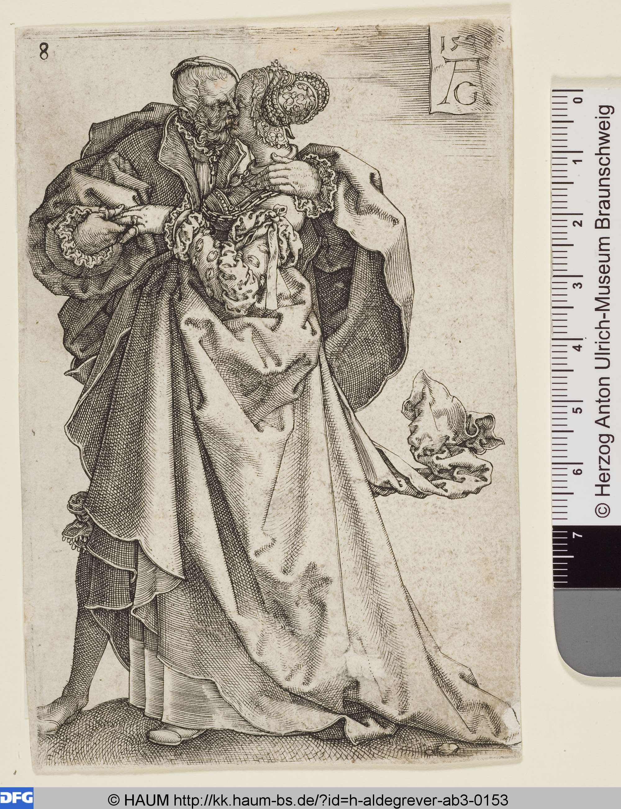 Tanzendes Paar, 1538