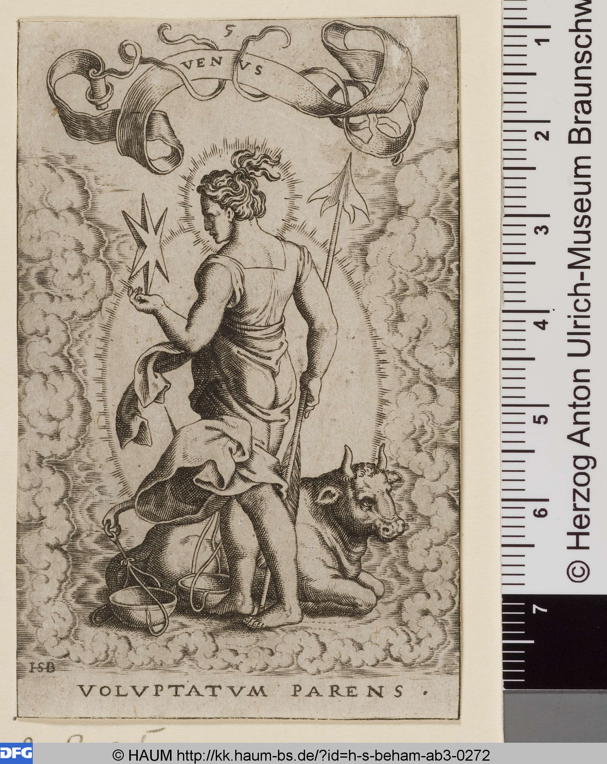Venus, Hans Sebald Beham, 1520–1550