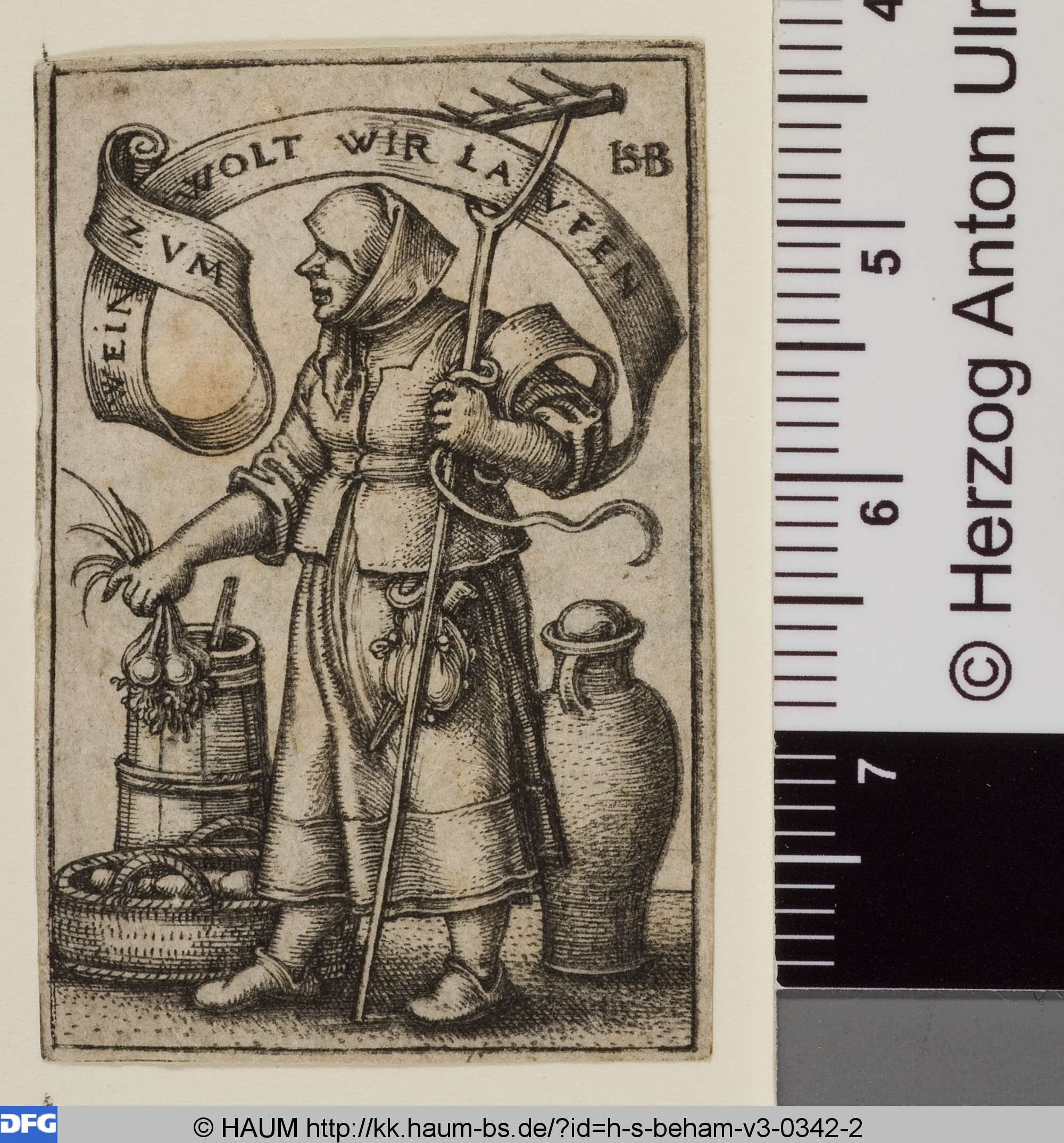 Die Marktbäuerin, Hans Sebald Beham, 1520–1550