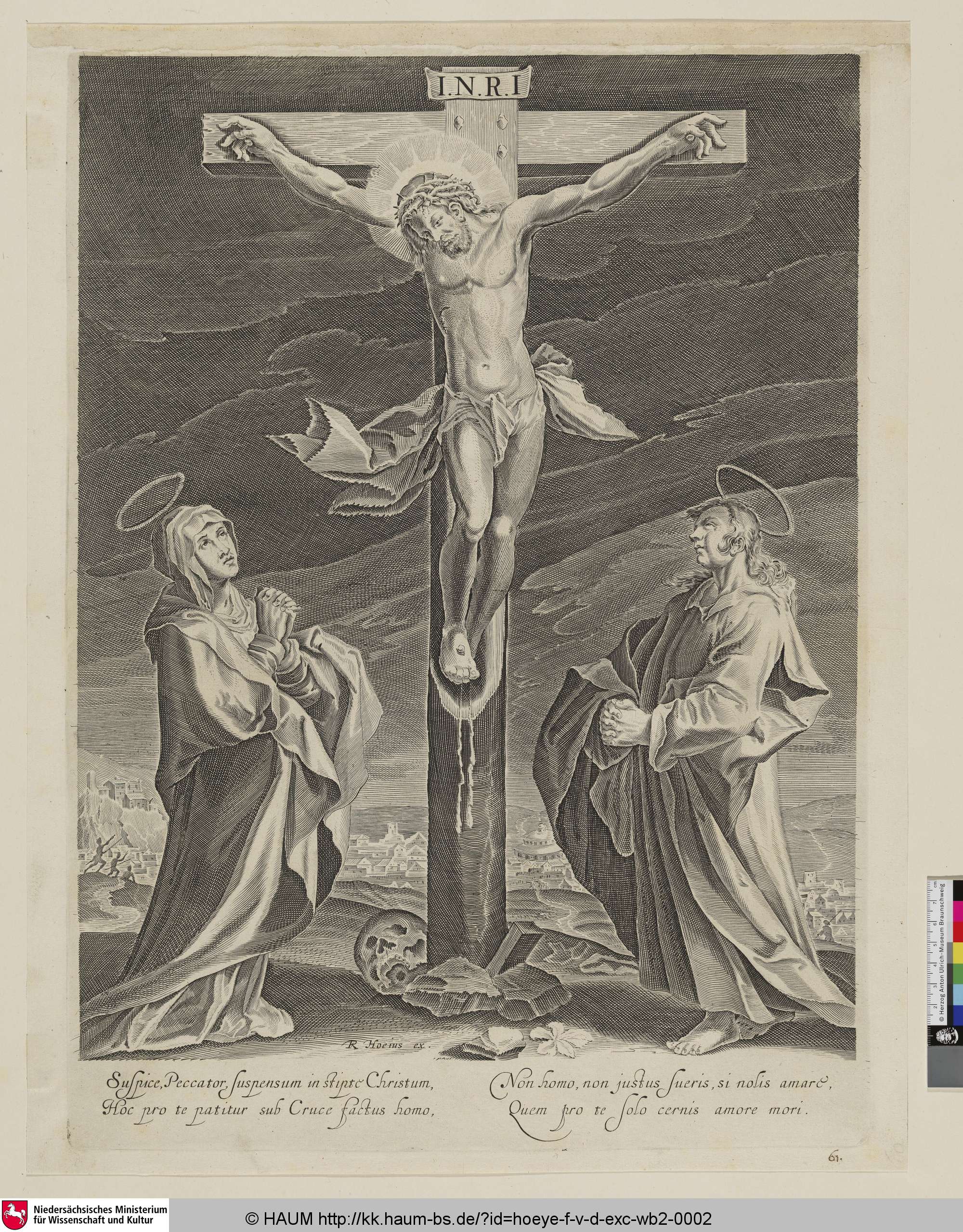 [Christus am Kreuz mit Maria und dem Heiligen Johannes], 1624–1636