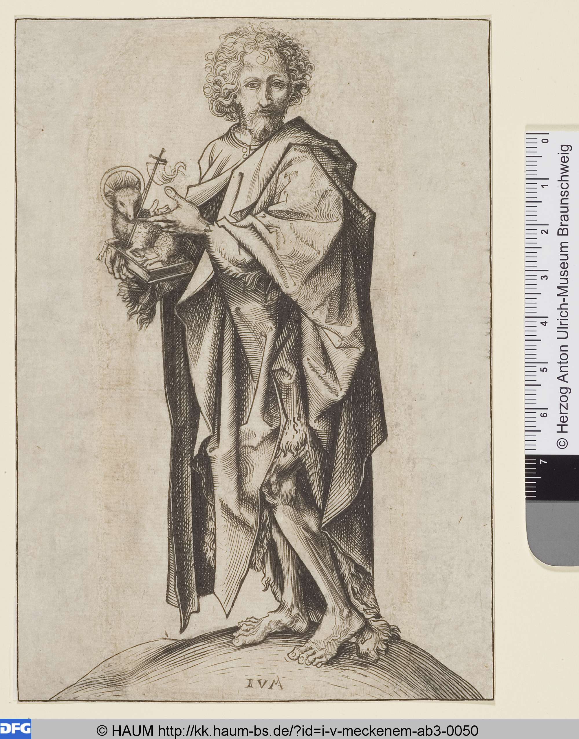 St. Johannes Baptista, Israhel van Meckenem, 1460–1503