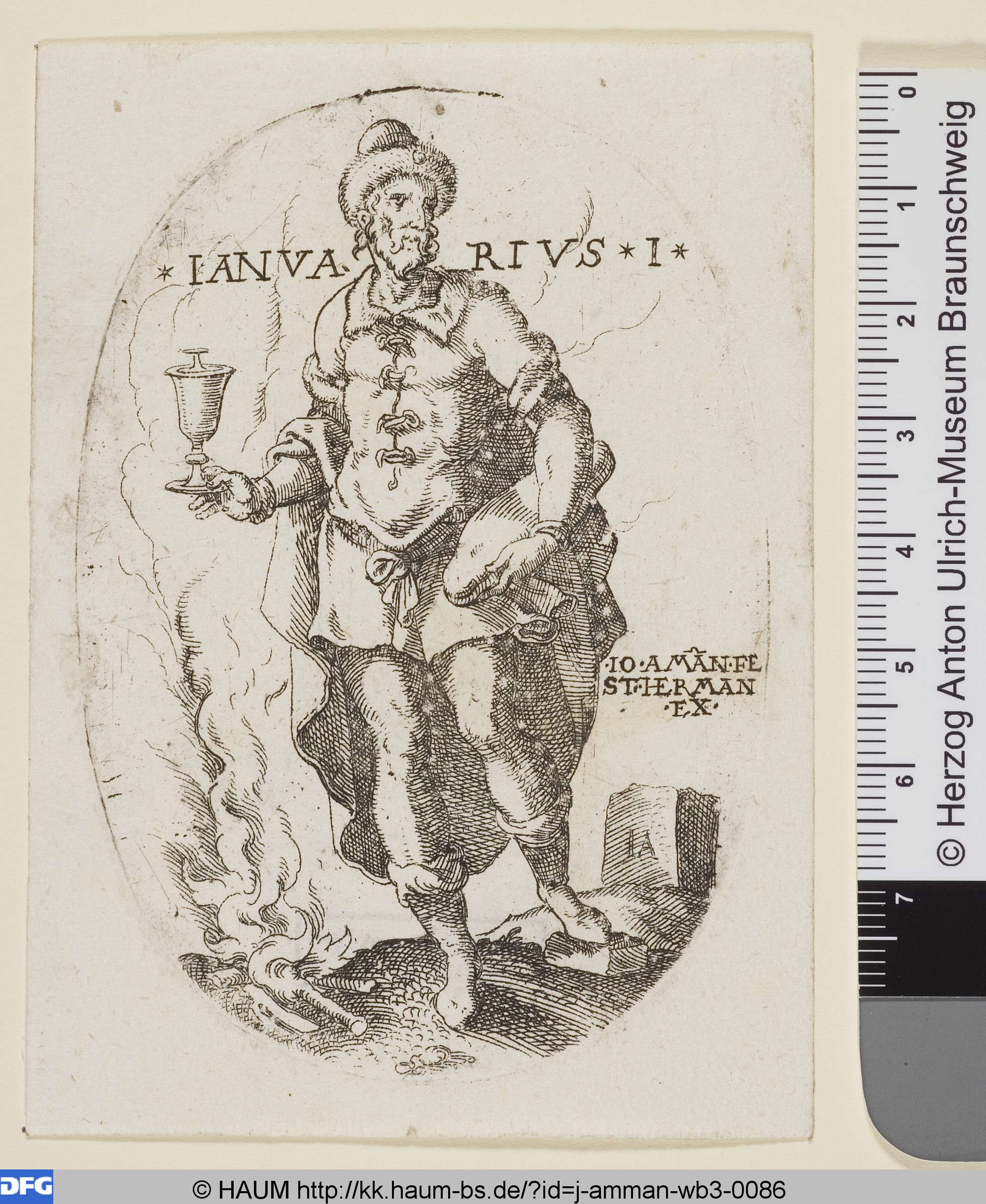 Januar, Jost Amman, 1588