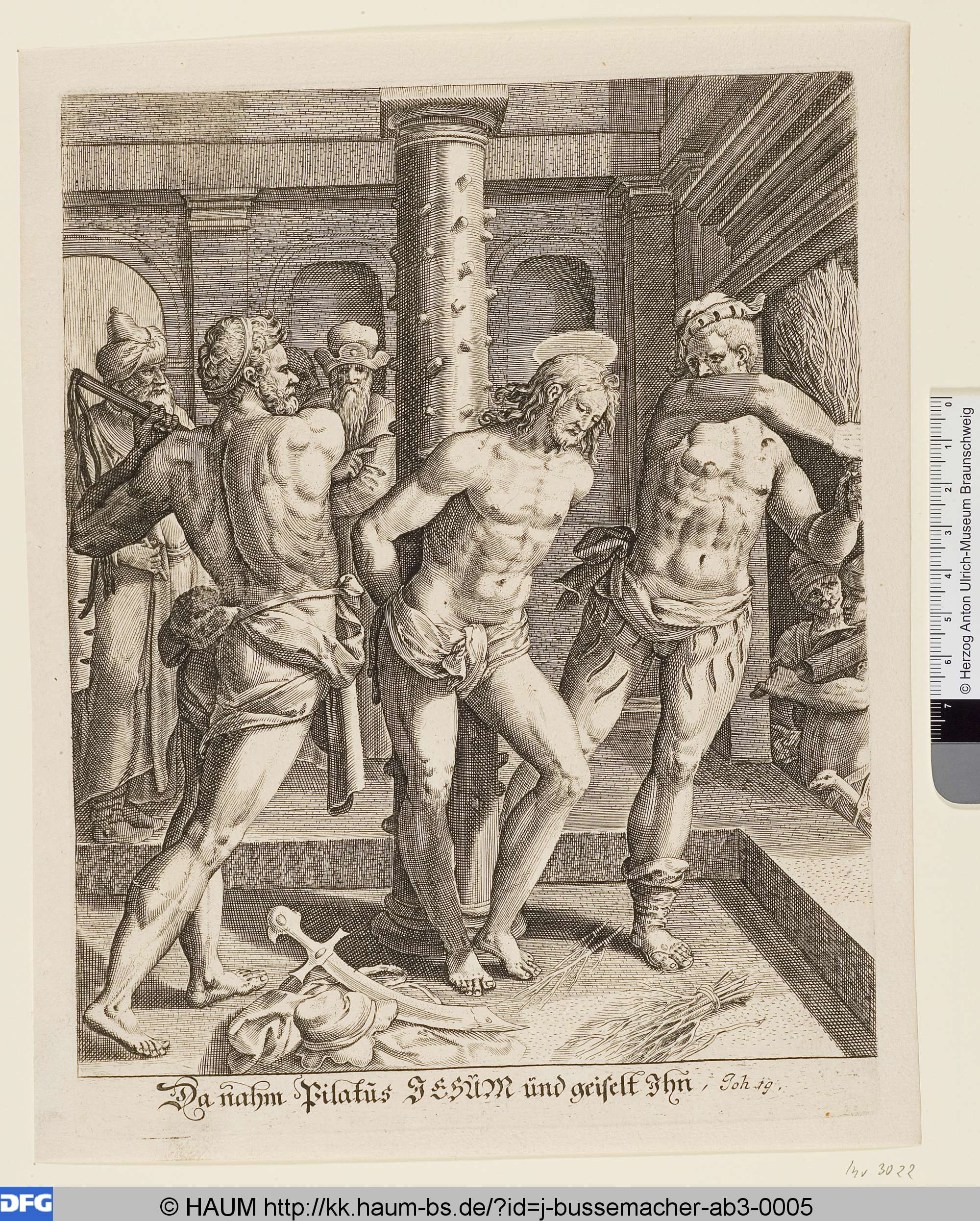 Geißelung Christi, Johann Bussemacher, 1580–1613