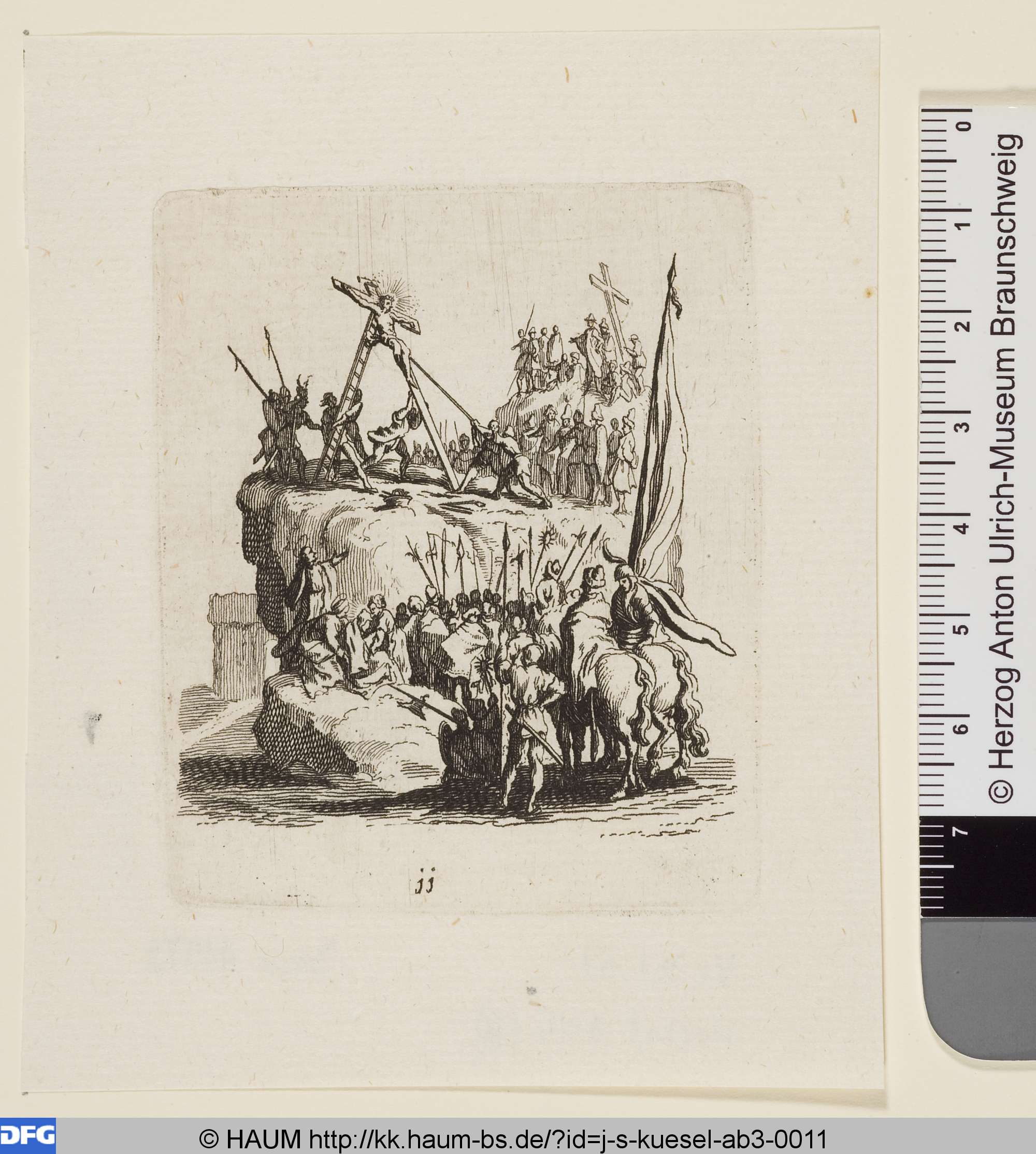 Kreuzaufrichtung, Johanna Sibylla Kraus, 1670–1717