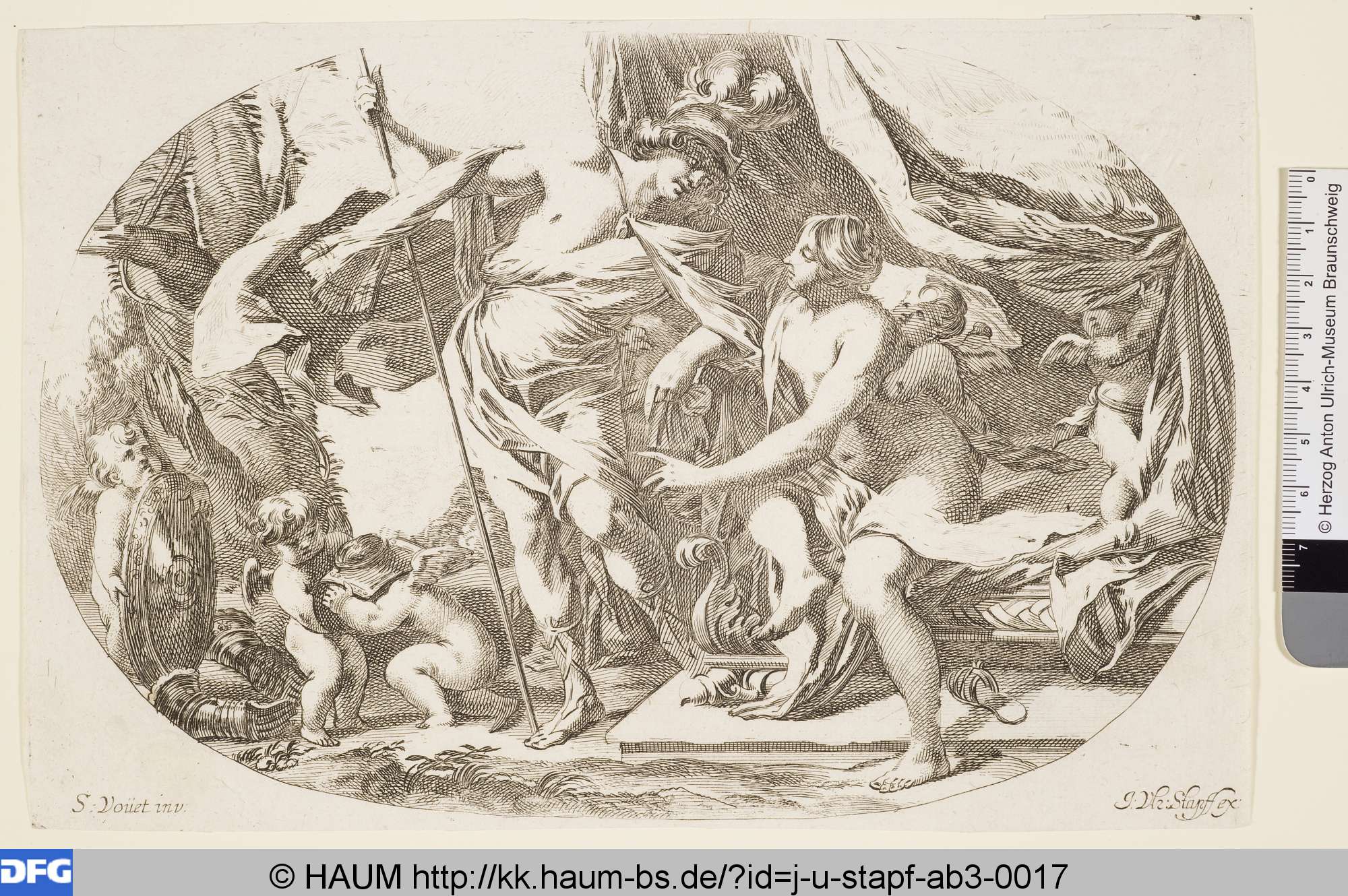 Venus und Mars, Michel Dorigny, 1642–1706