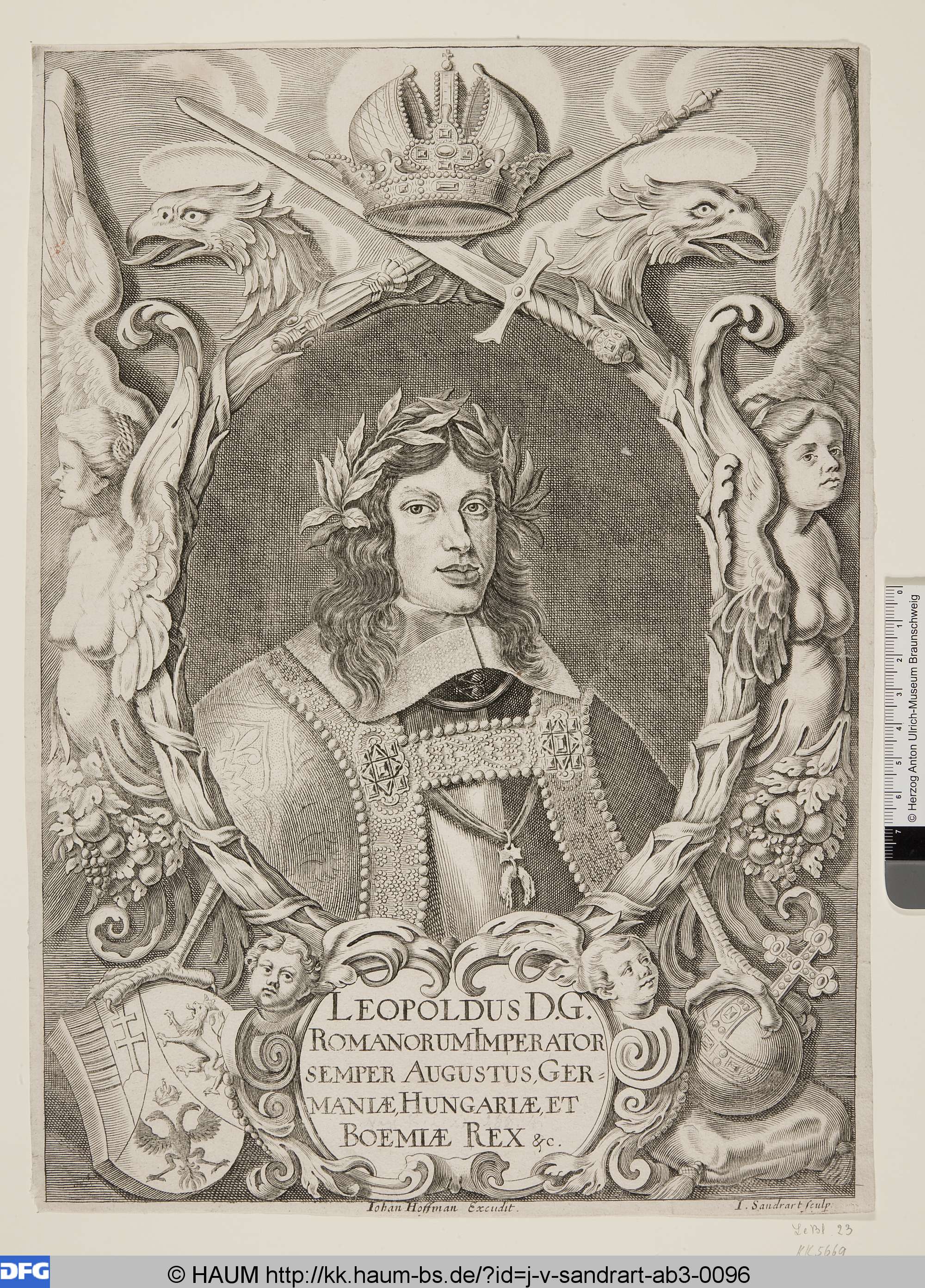 Leopold I, Jakob von Sandrart, 1650–1698