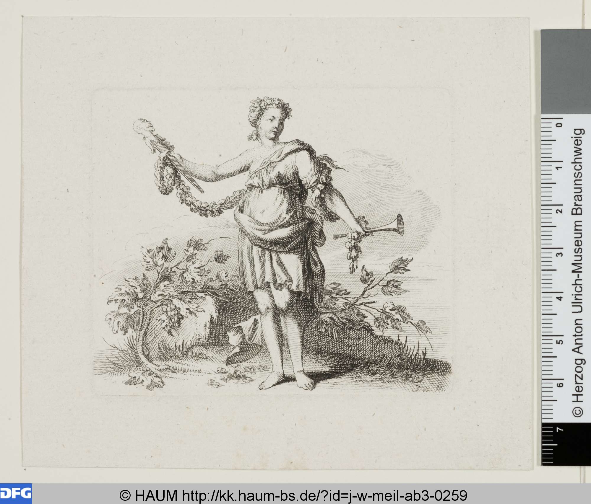 Laetitia, Göttin der Freude, Johann Wilhelm Meil, 1753–1805