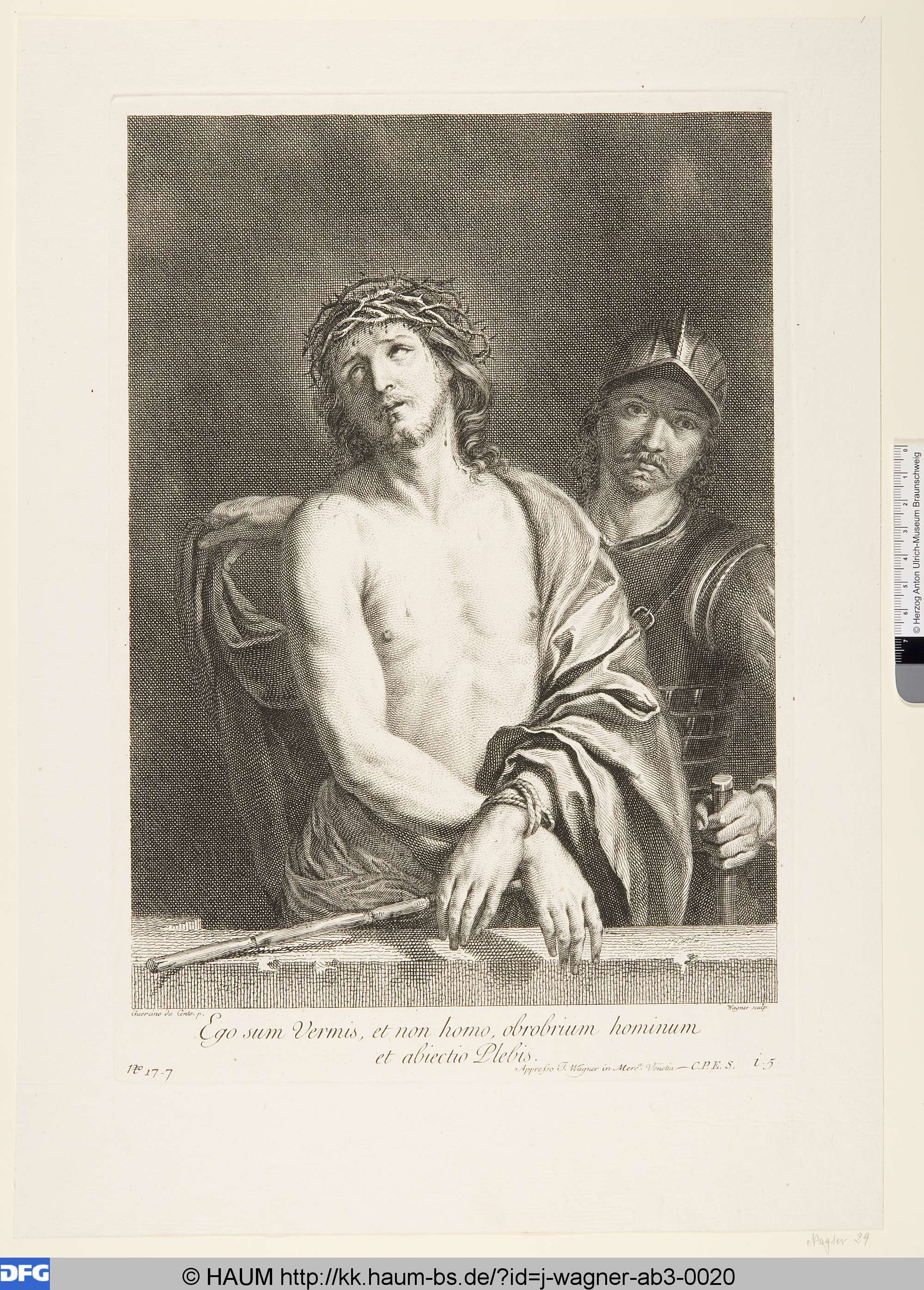Ecce homo, Joseph Wagner, 1739–1780
