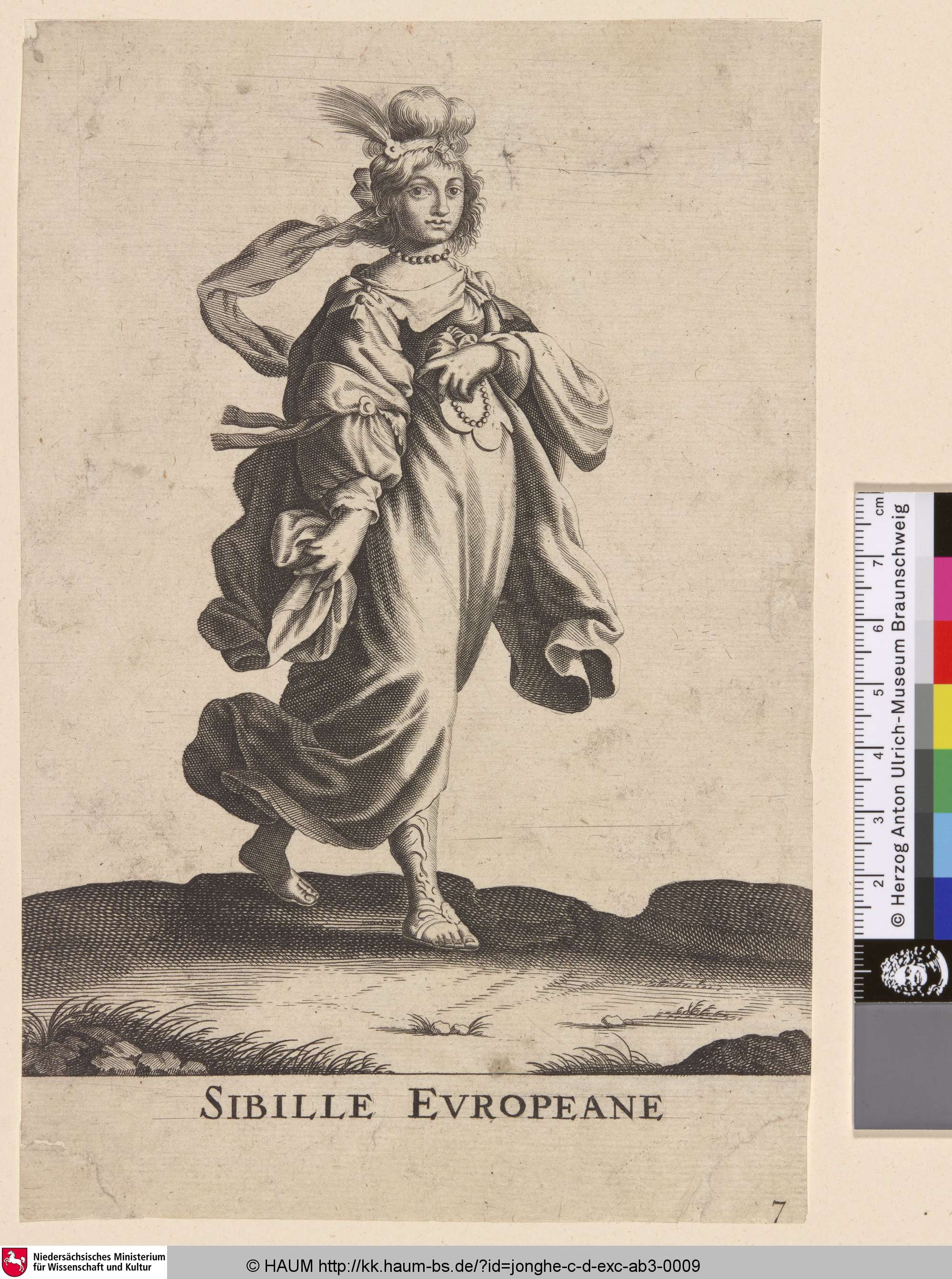 [Europäische Sibylle; Sibille Europeane], Clement de Jonghe, 1640–1670