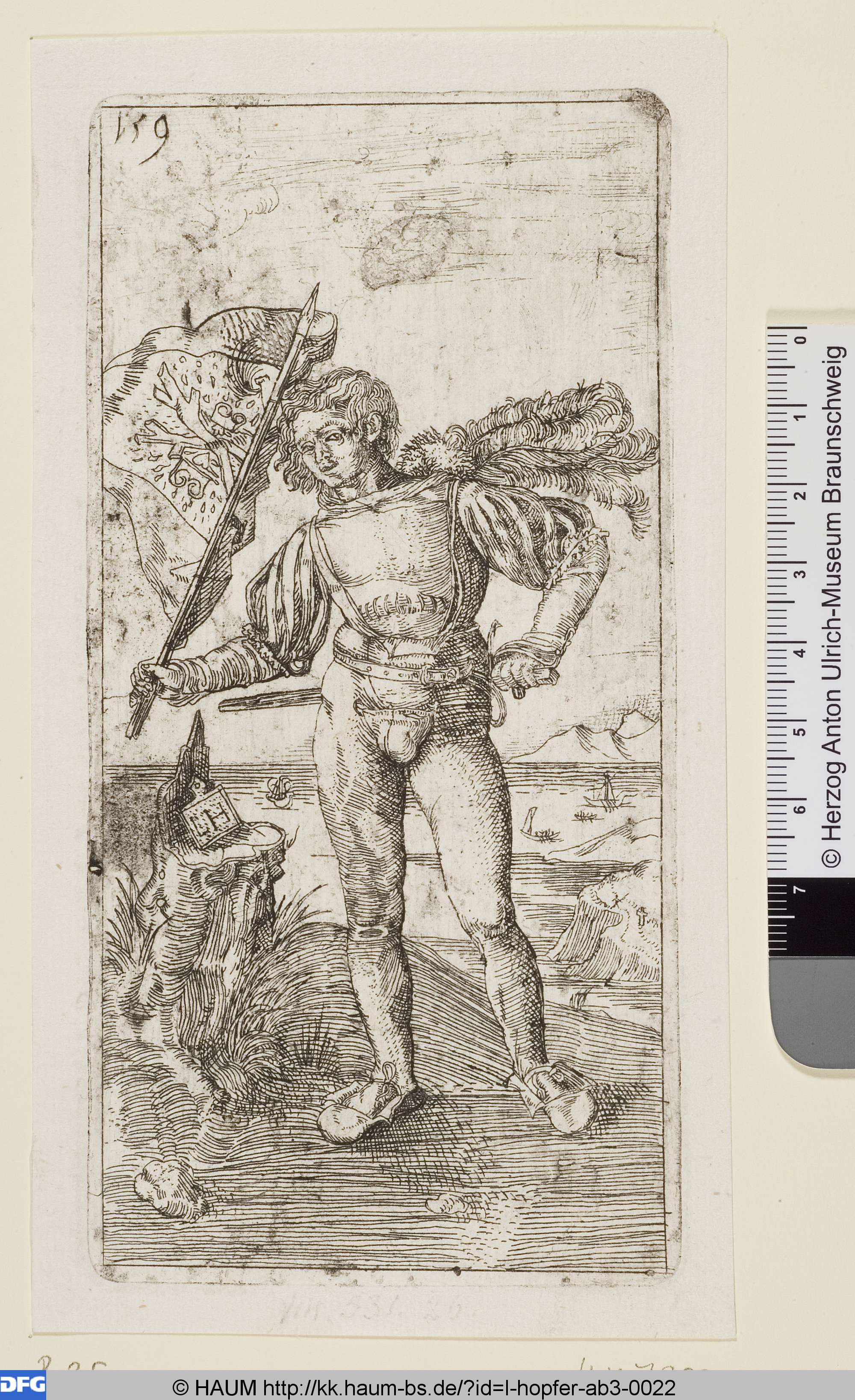 Fähnrich, David Funck, 1525–1550