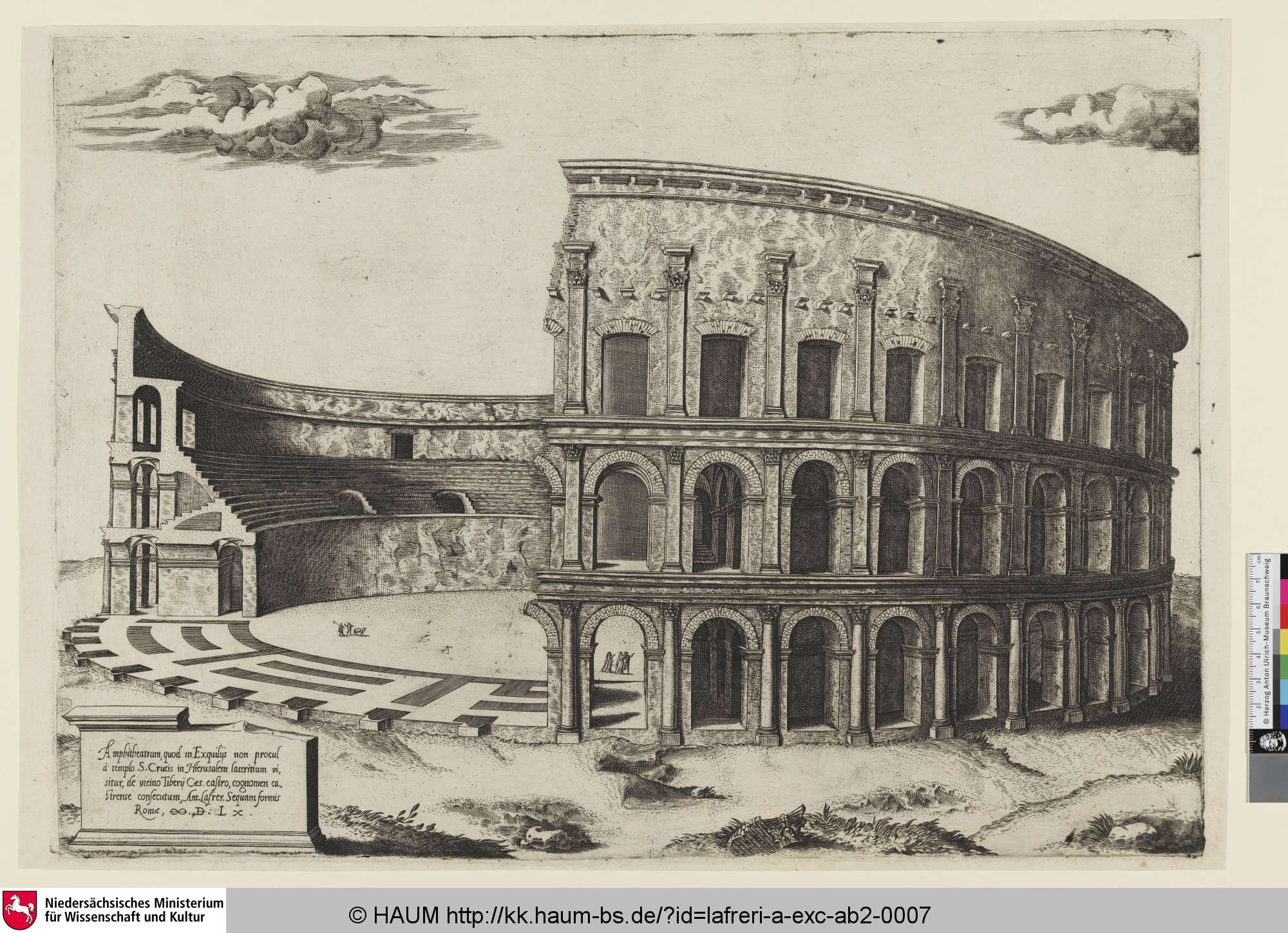 Amphitheatrum Castrense, Antoine Lafréry, 1560