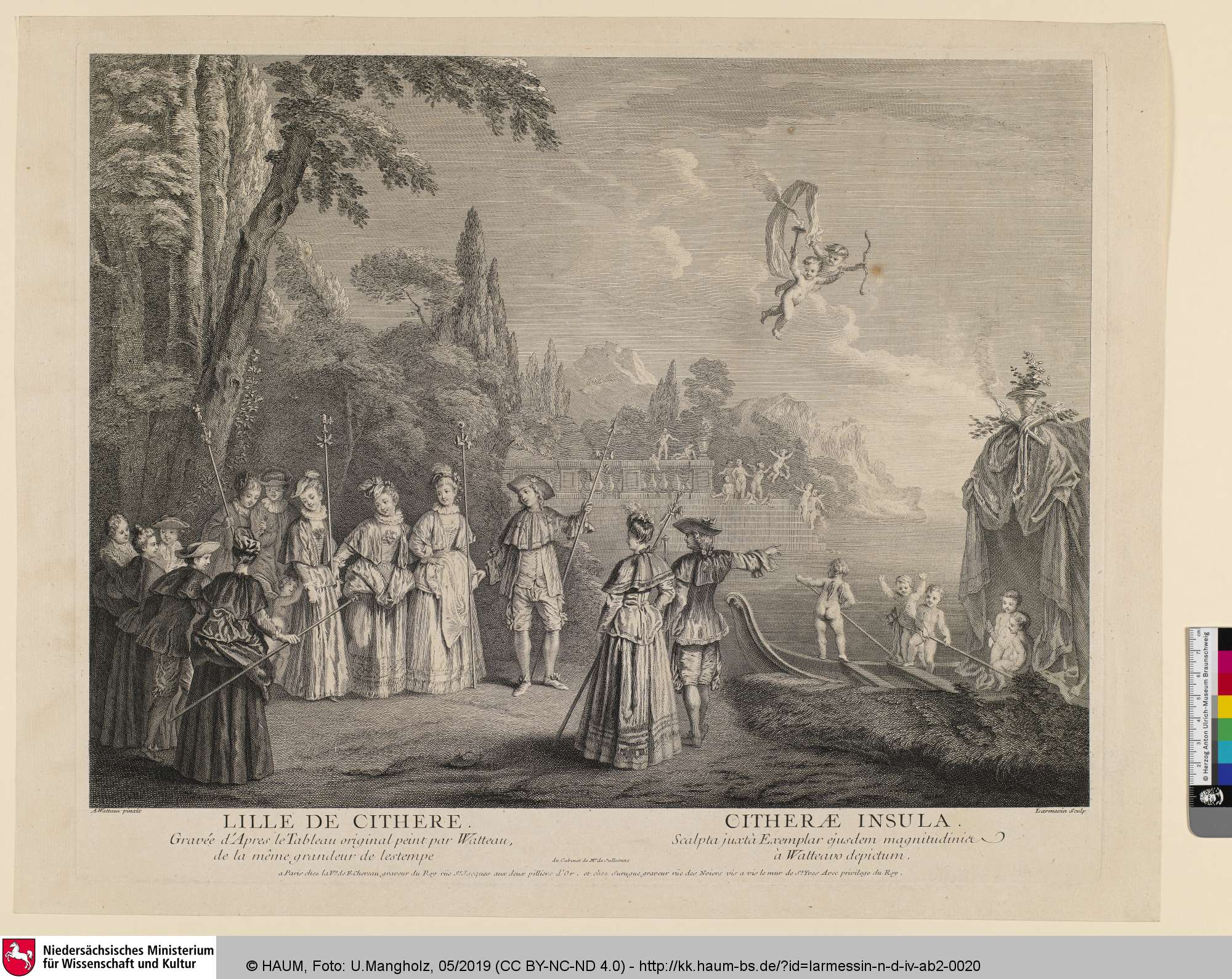 LILLE DE CITHERE; CITHERAE INSULA, Antoine Watteau, 1704–1762