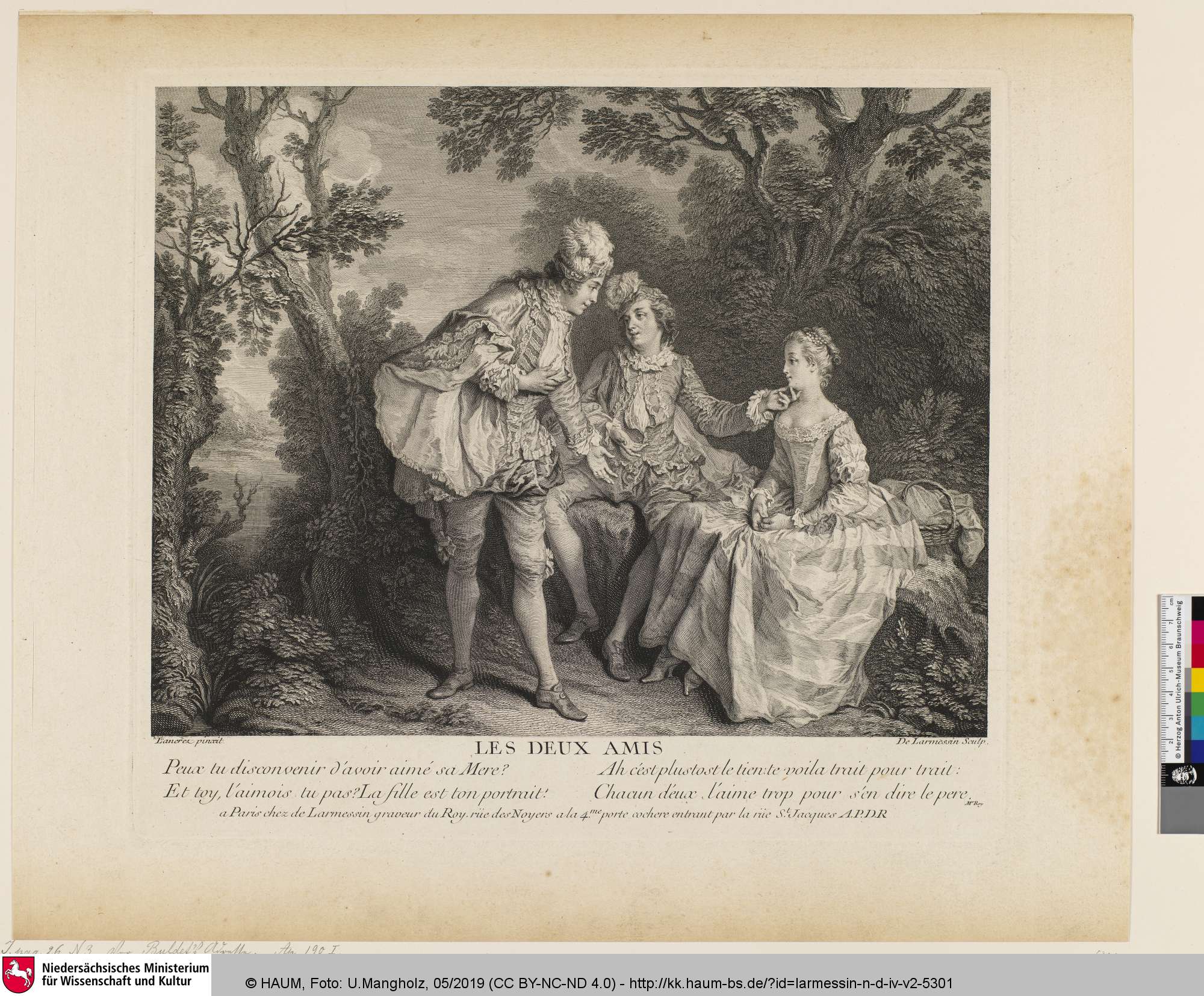 LES DEUX AMIS, Nicolas Lancret, 1710–1755