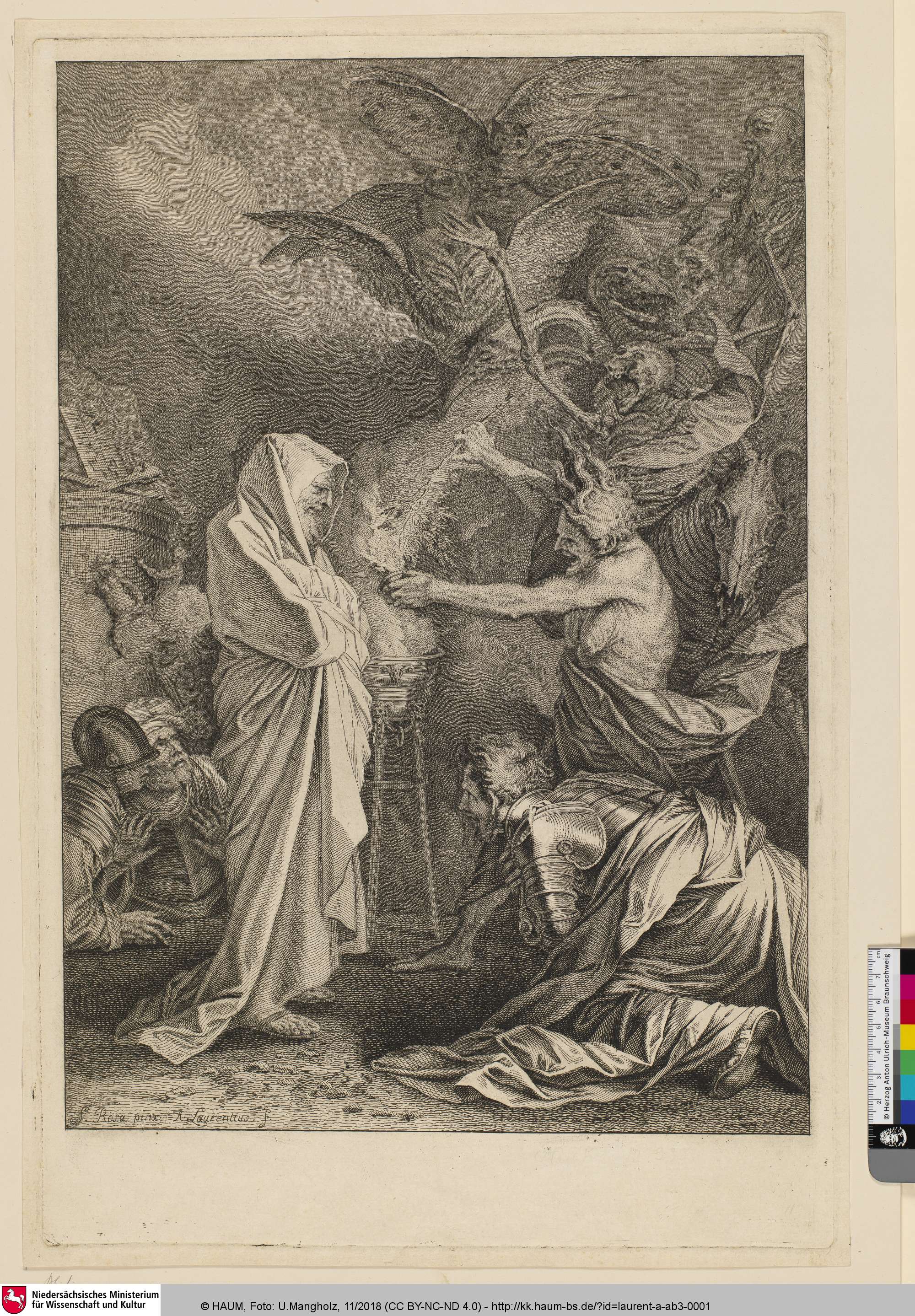 [La Pythonisse d'Endor], André Laurent, 1728–1747