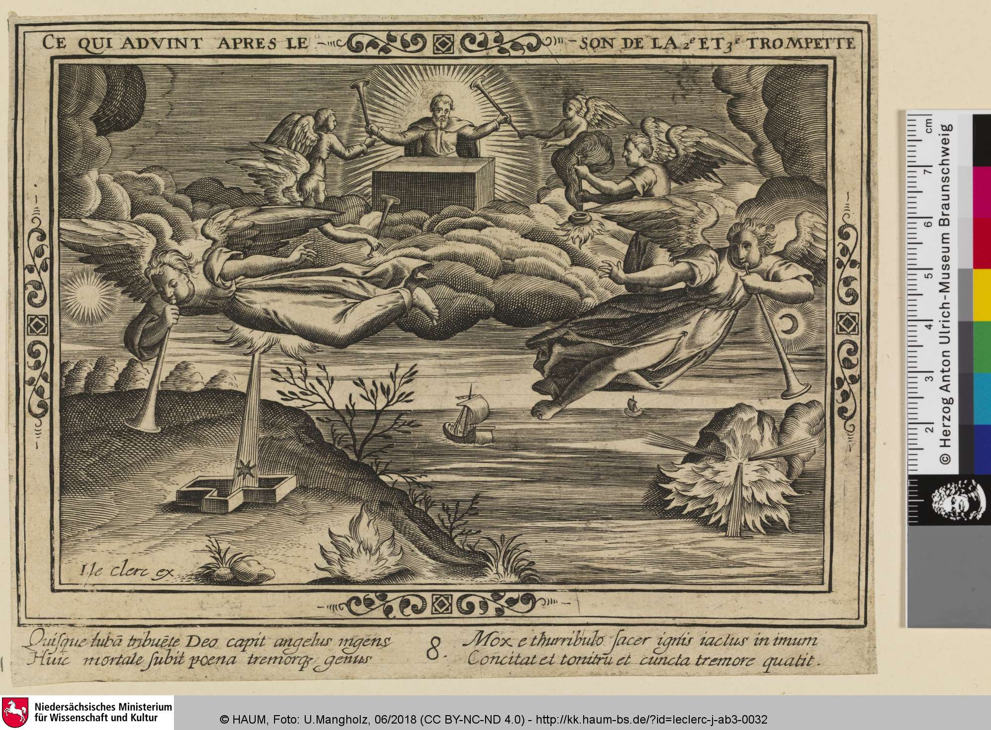 Ce qui advint apres le son de la deuxième et troisième trompete [Der Klang der zweiten und der dritten Posaune], Jean Le Clerc, 1580–1621