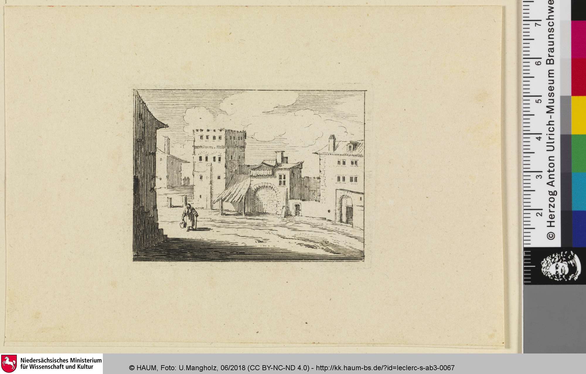 [Eine Straße innerhalb einer Ortschaft], Sébastien Leclerc, 1657–1714