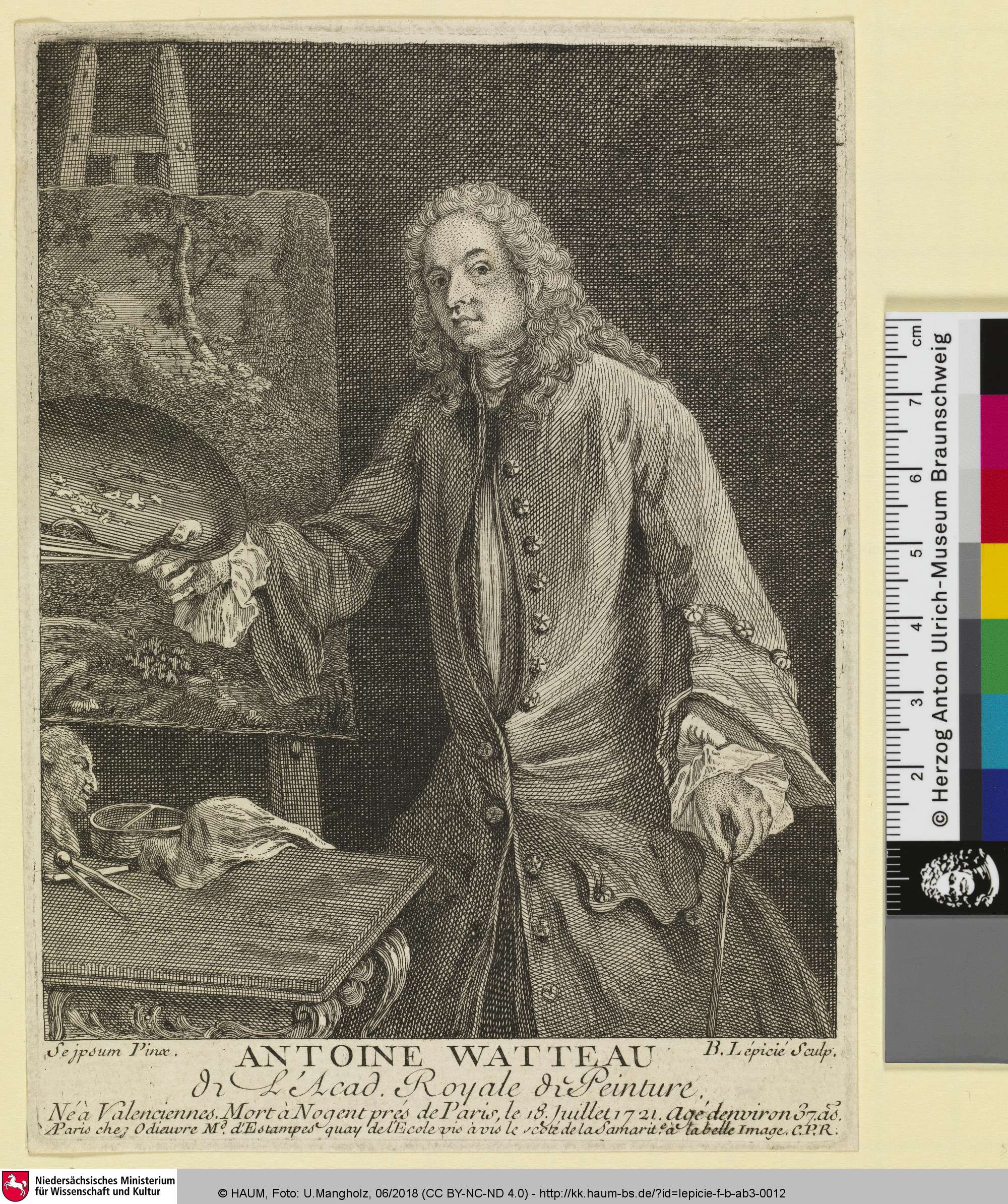 Antoine Watteau, Antoine Watteau, 1736–1755