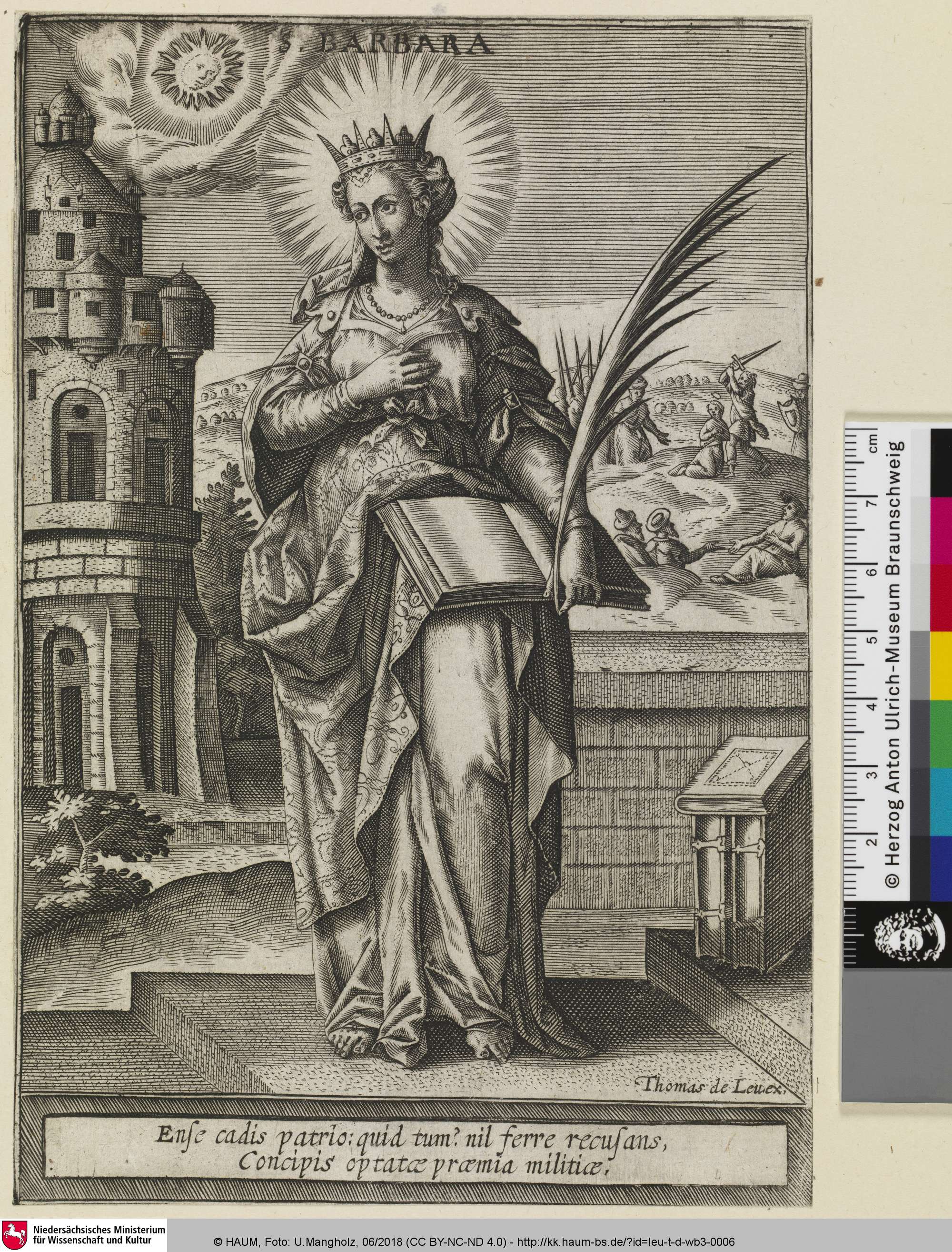 S. Barbara, Thomas de Leu, 1575–1612