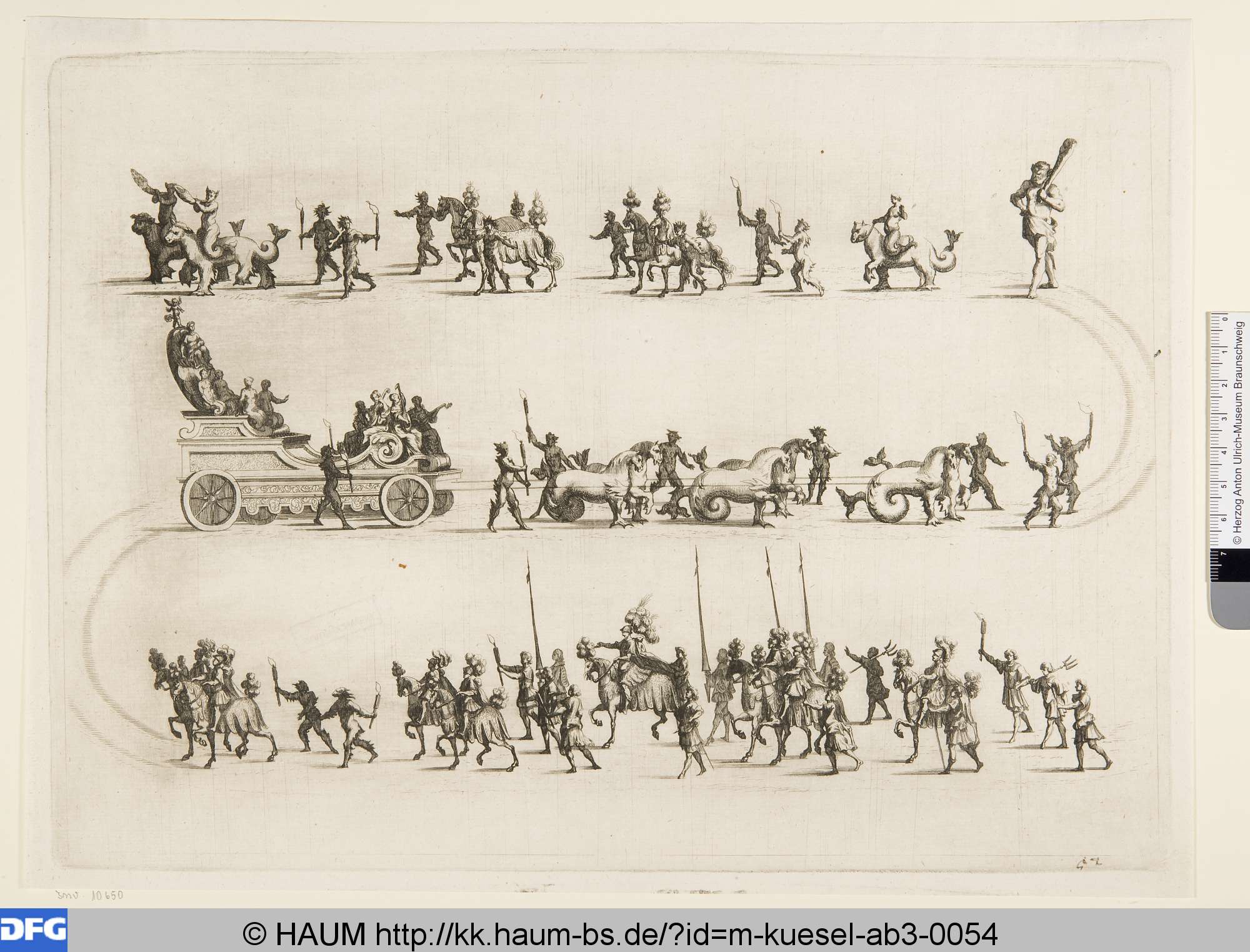 Kurfürstlich bayerisches Freudenfest, Maskenzug, Francesco Santurini, 1662