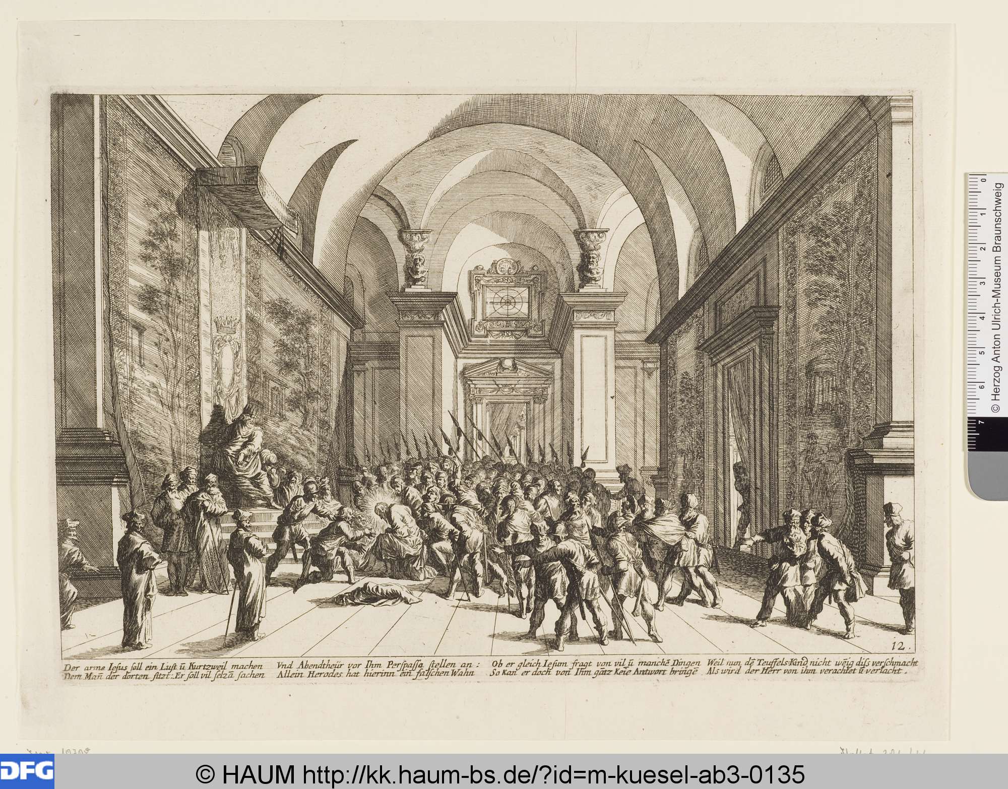 Christus vor Herodes, 1670
