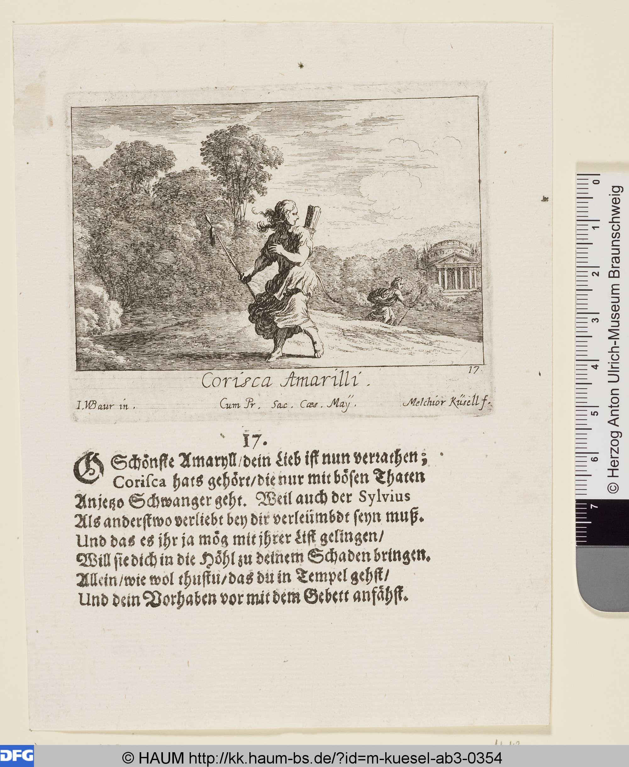 Mirtillo et Corisca, 1671