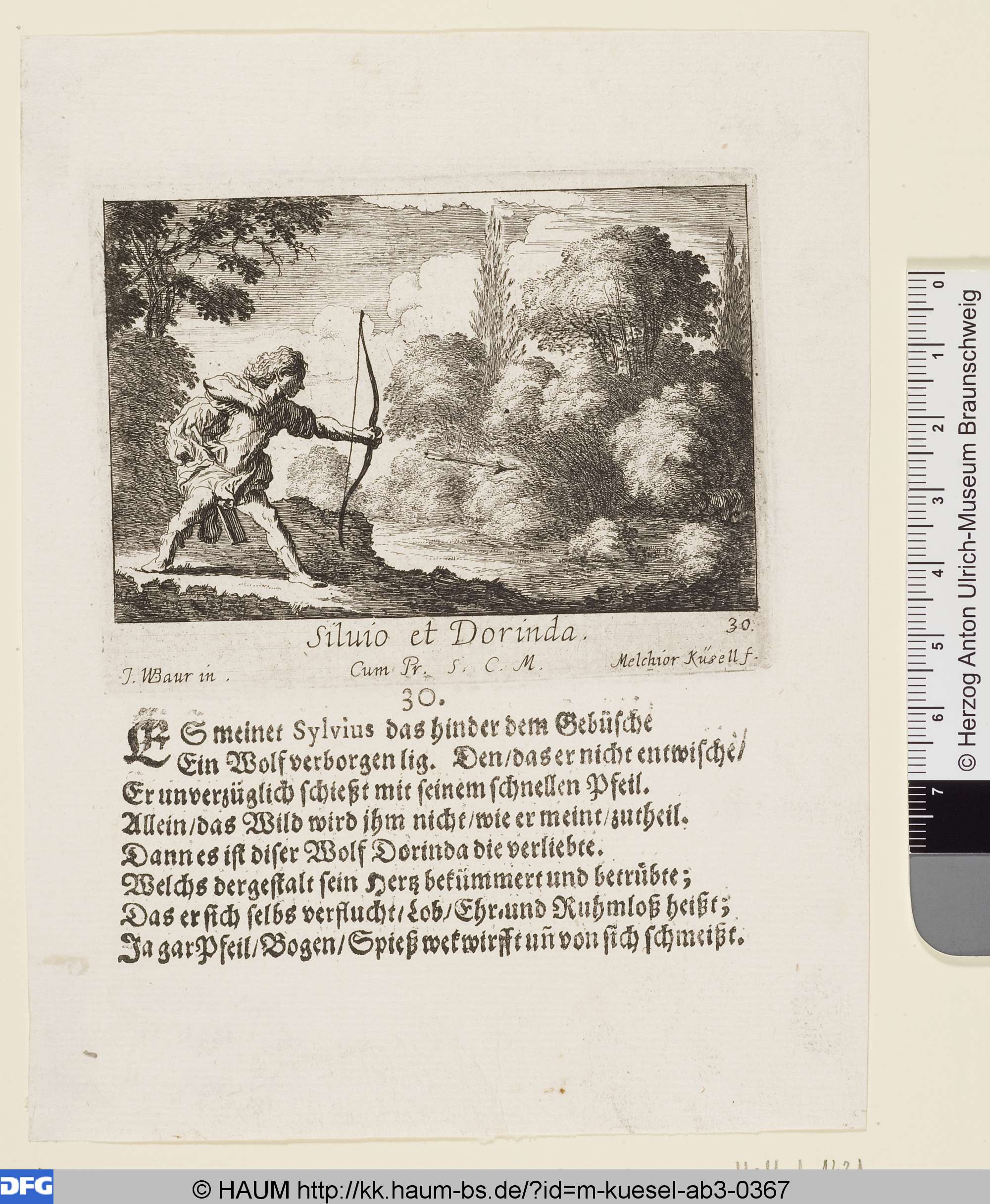Silvio et Dorinda, 1671