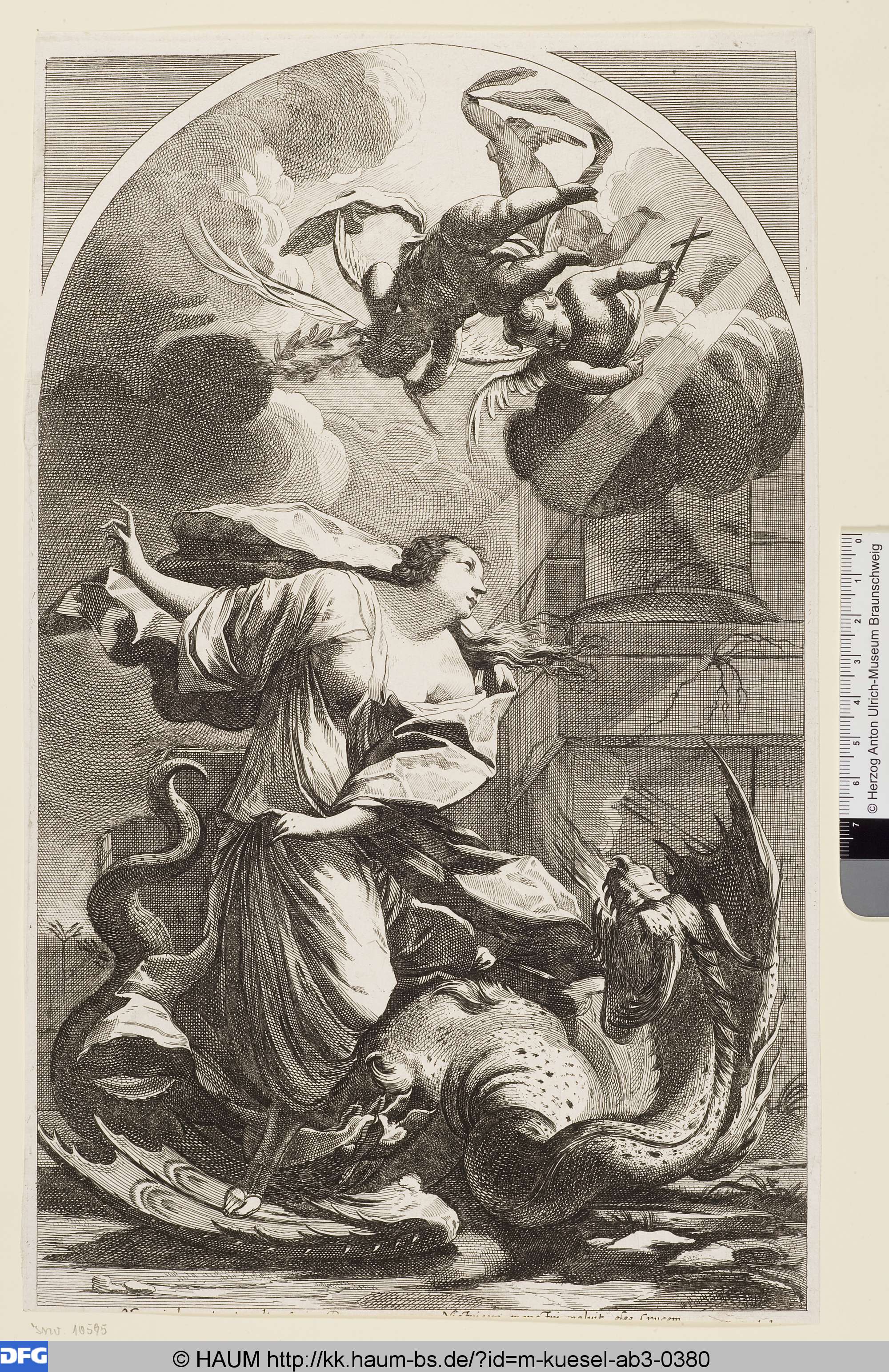 Hl. Margareta mit dem Drachen, Simon Vouet, 1646–1683