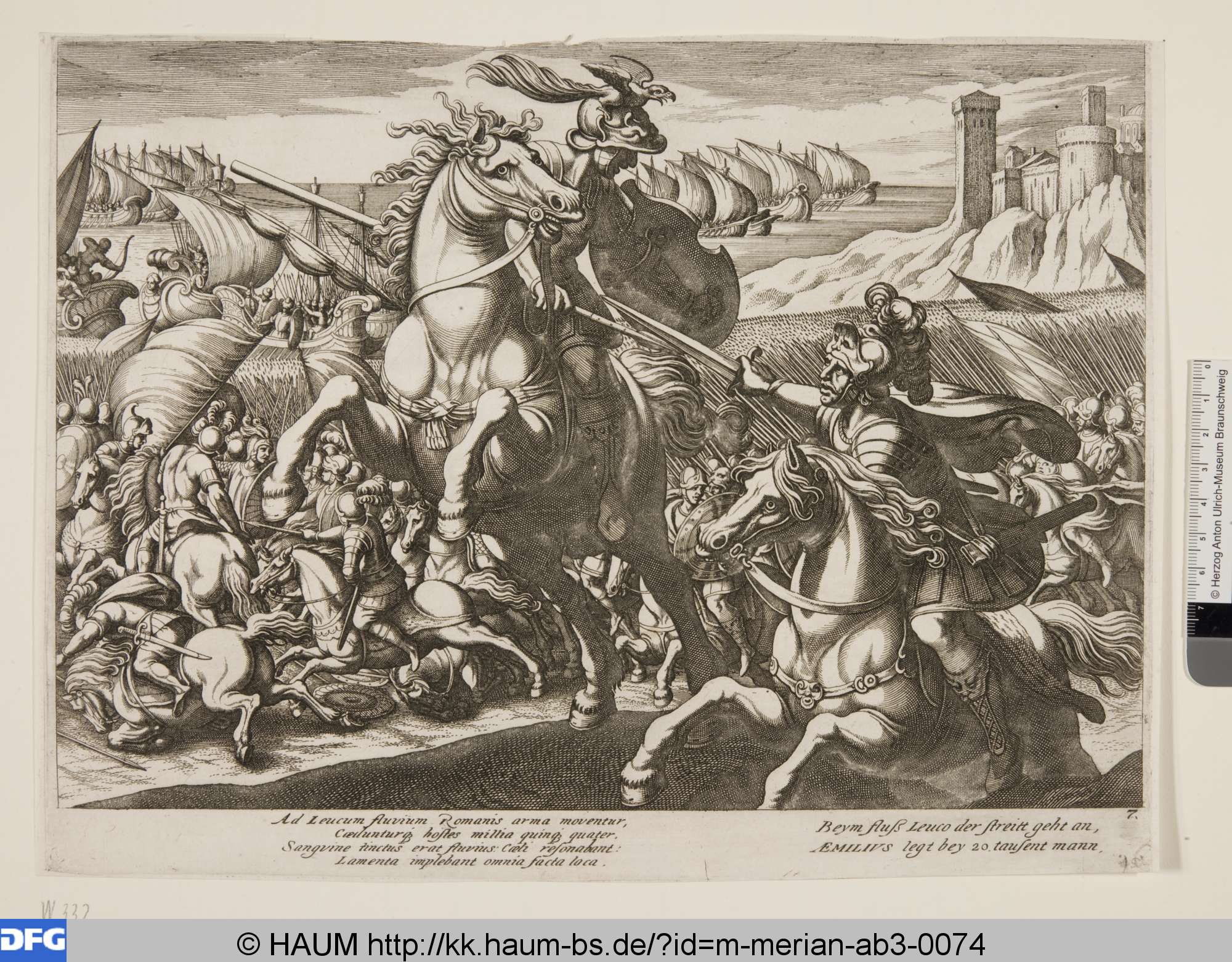 Sieg am Leucus, Lazarus von der Heyden, 1622