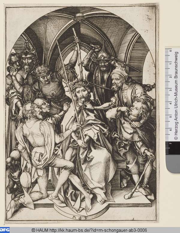 Dornenkrönung Christi, Martin Schongauer, 1470–1491