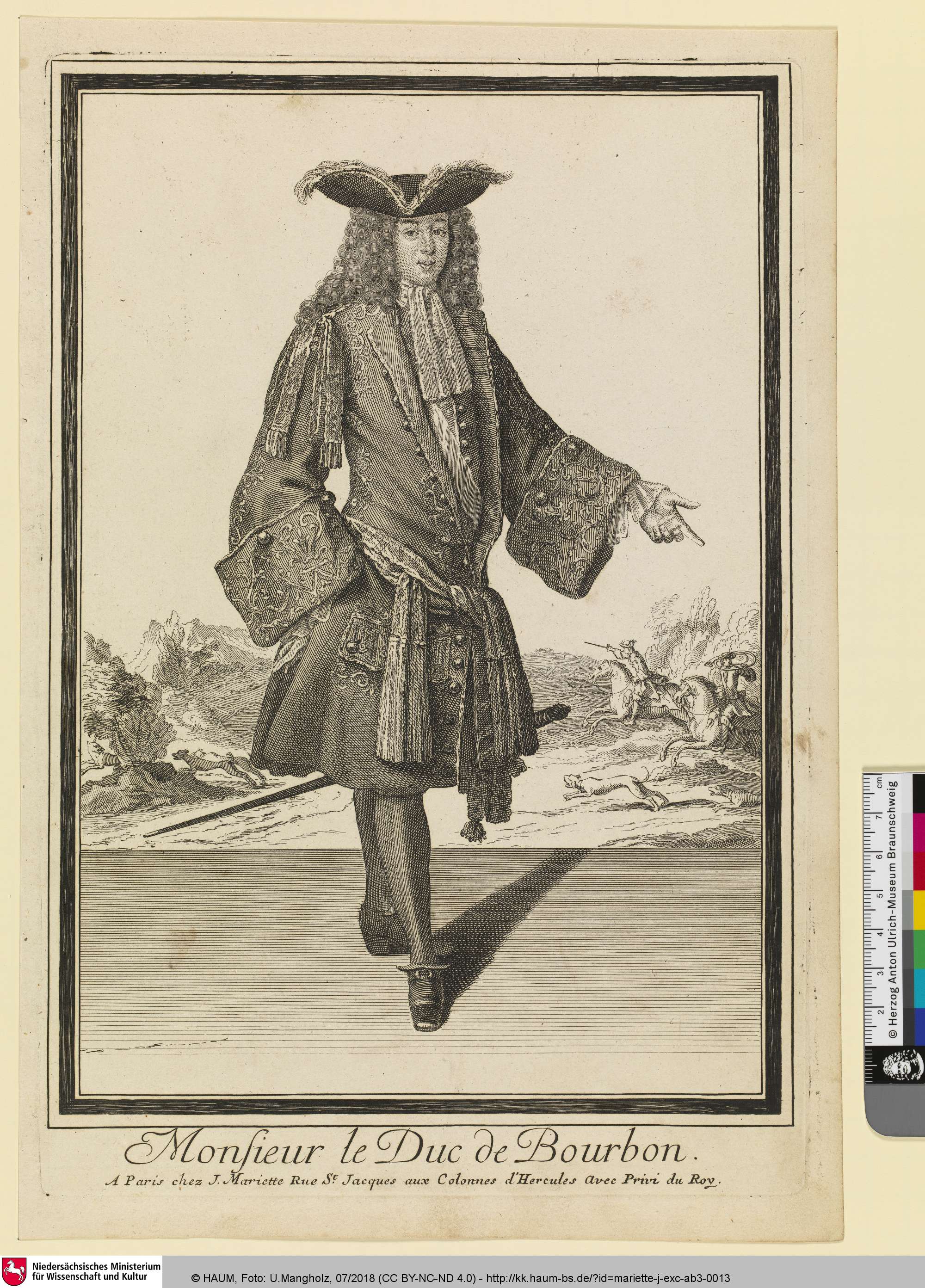 Monsieur le Duc de Bourbon, Jean Mariette, 1680–1742