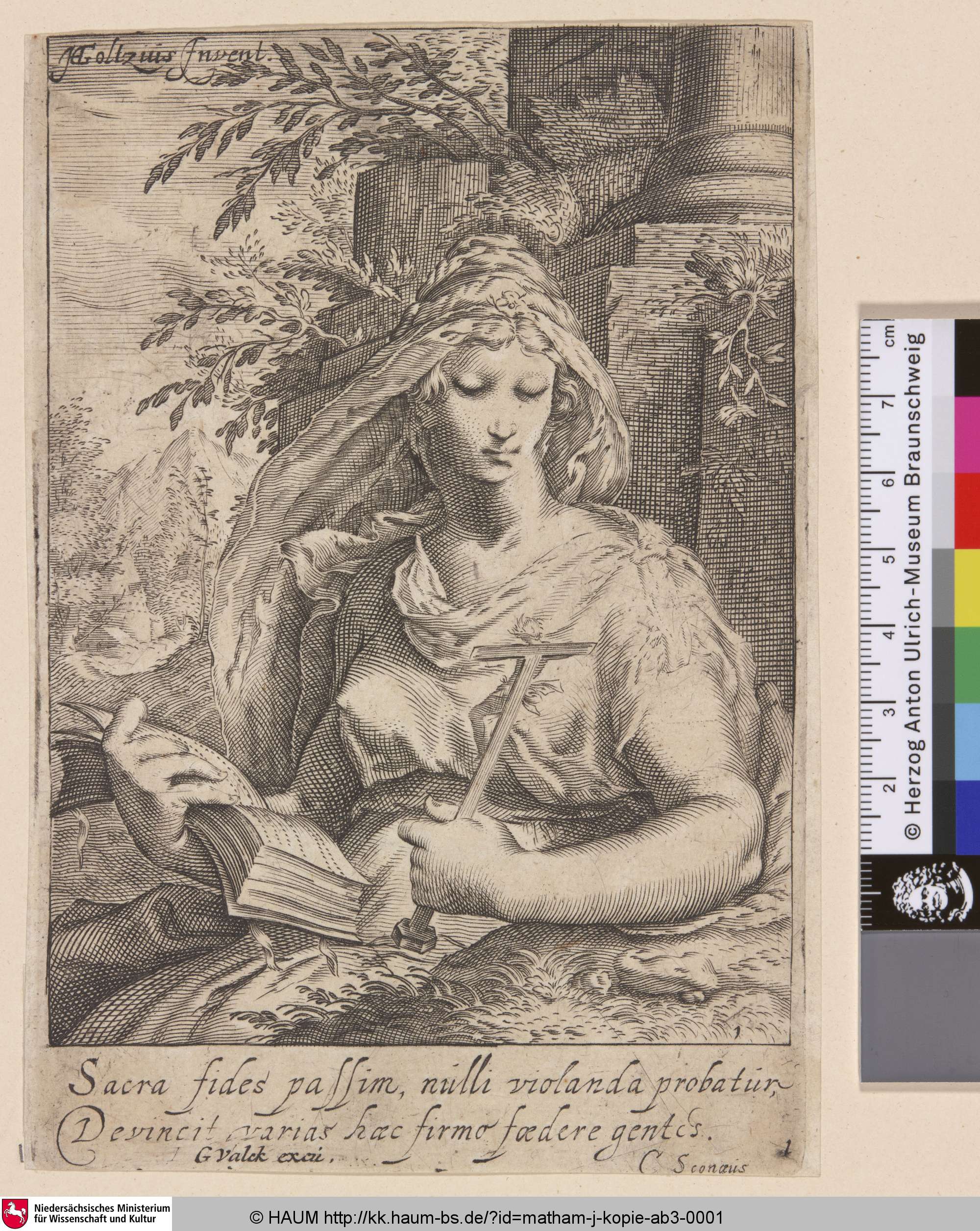 [Glaube; Faith], Hendrik Goltzius, 1597