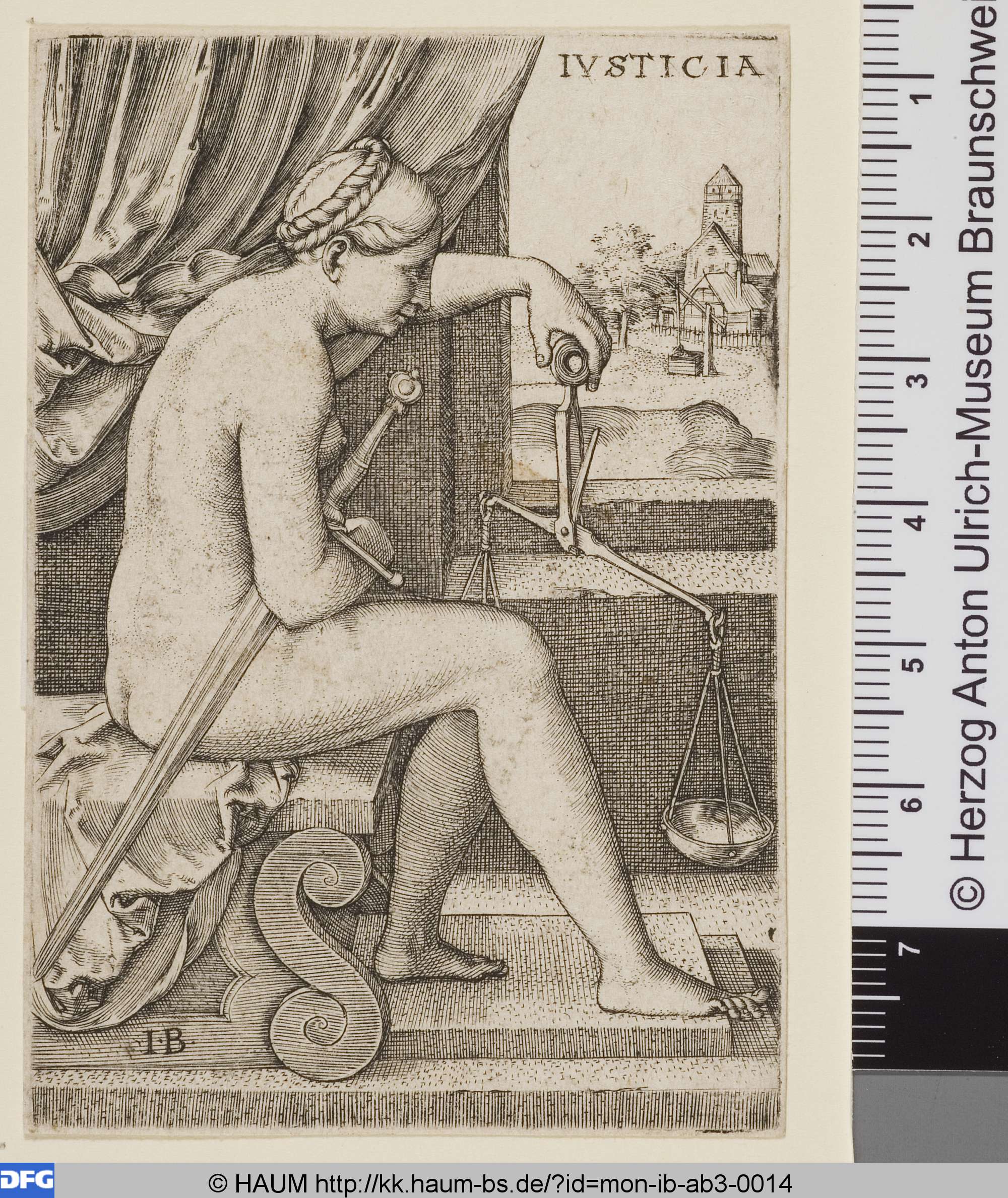 Justitia, Monogrammist IB, 1523–1530