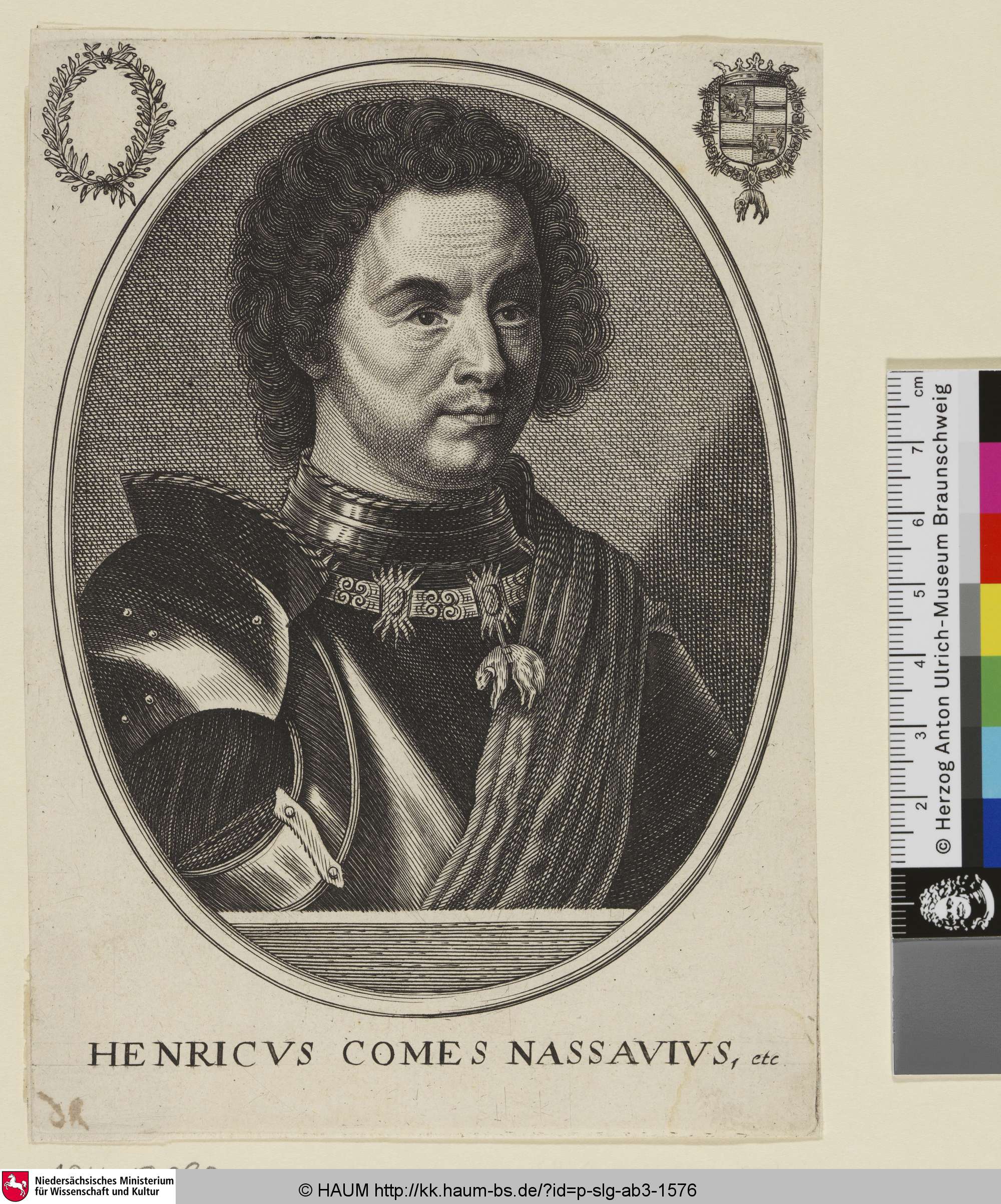 Henricvs Comes Nassavivs, 1550–1600