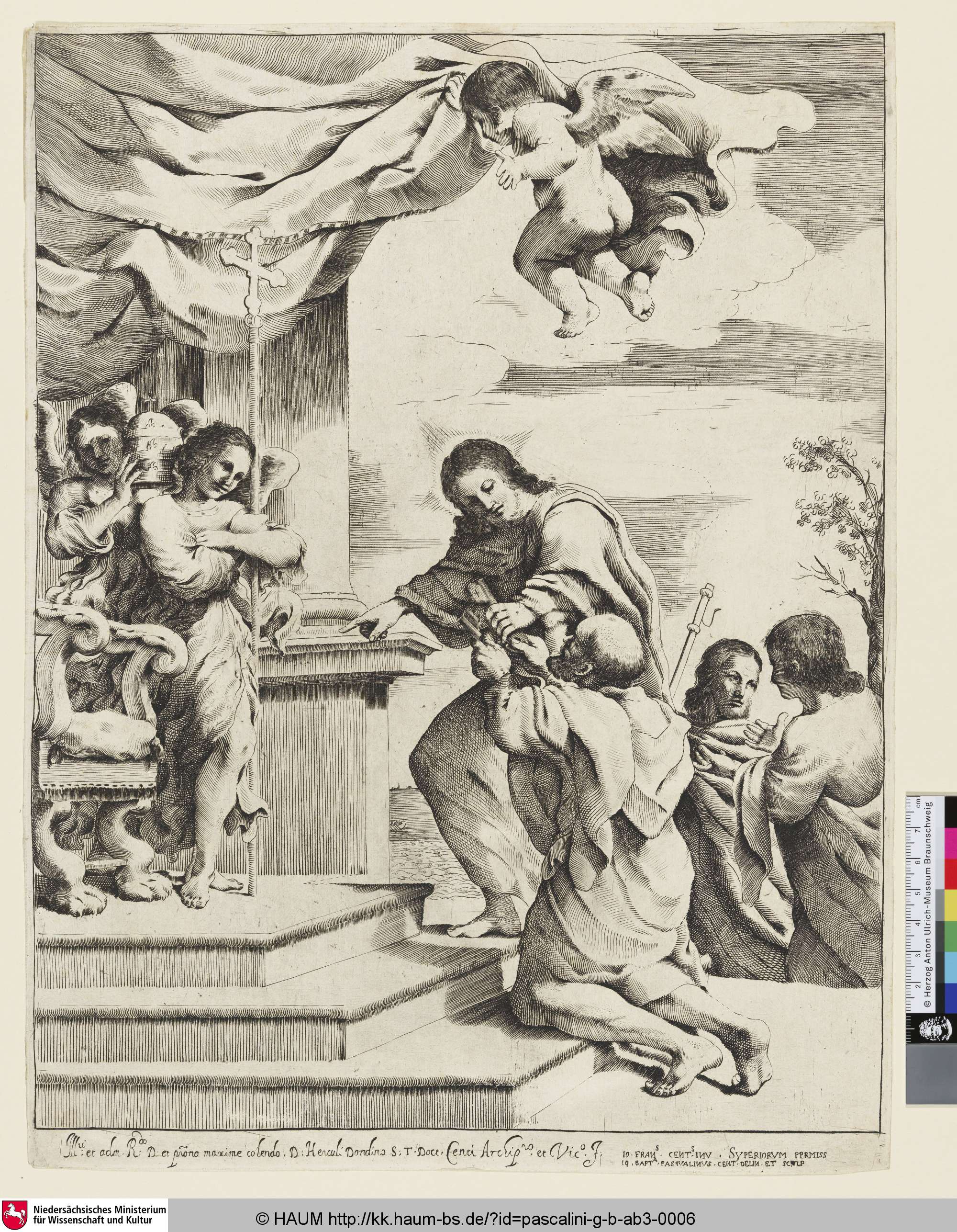[La Cattedra di San Pietro; Der Stuhl von St. Peter], Guercino, 1620