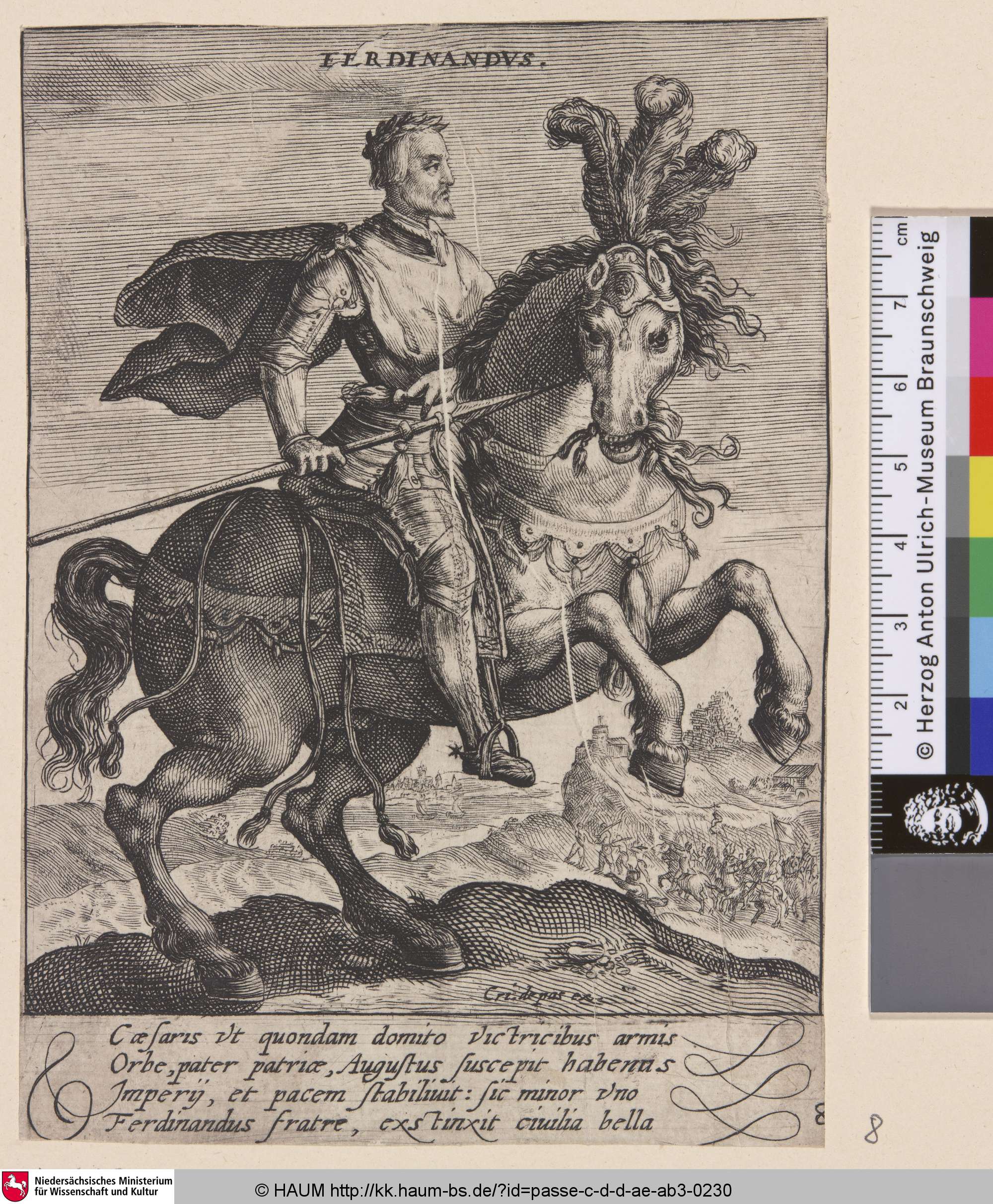 Ferdinandus, Crispijn van de Passe, 1604