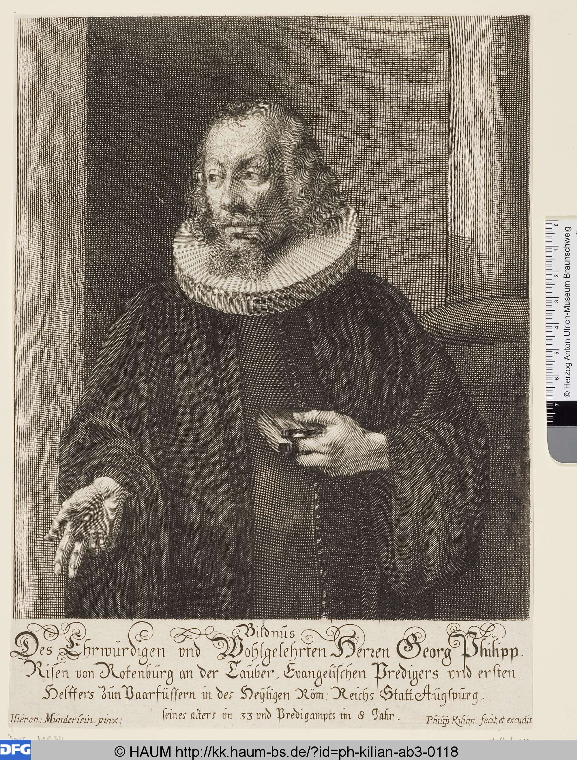 [Georg Philipp Risen; Georg Philipp Riesen], Philipp Kilian, 1648–1693