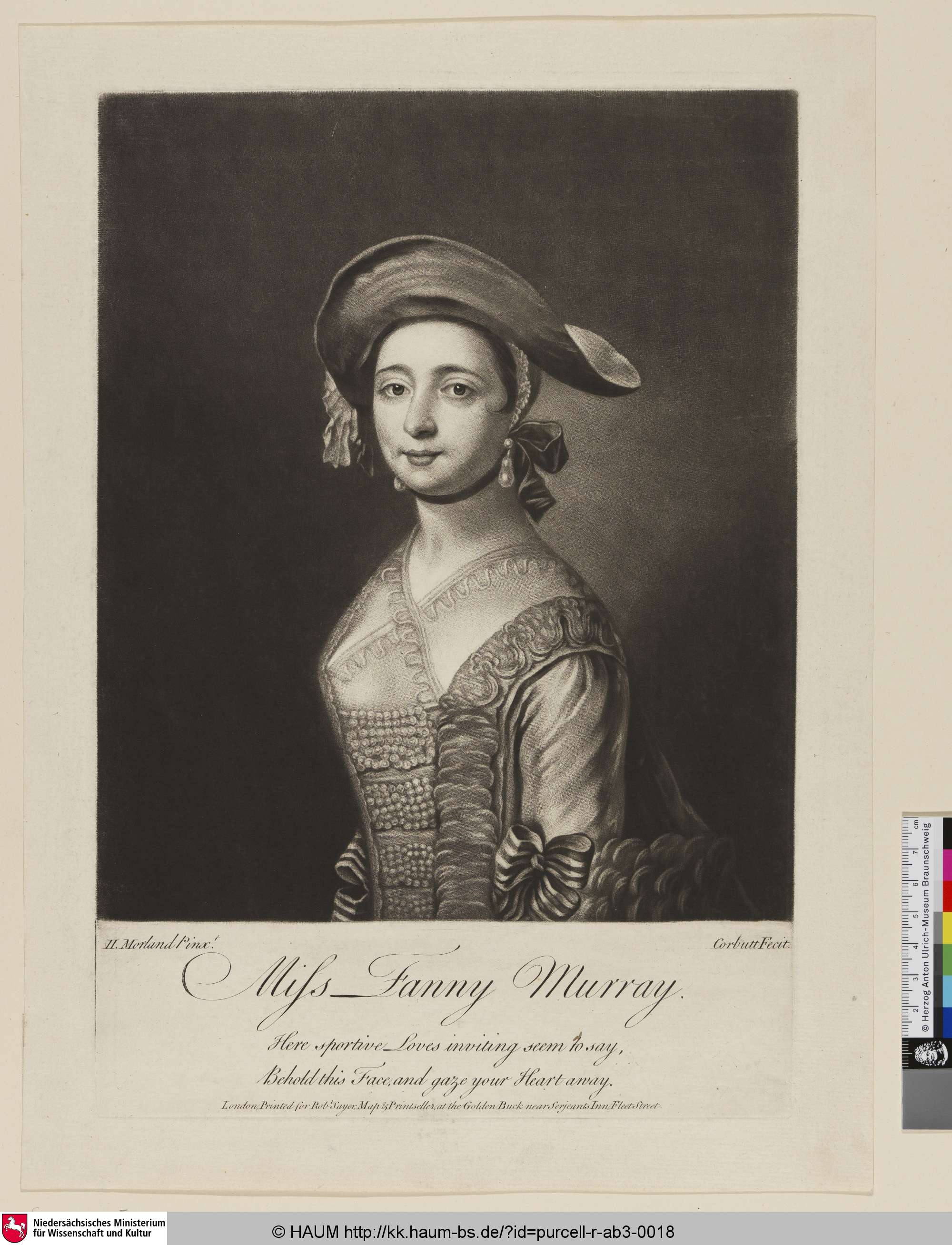 Miss Fanny Murray, Henry Robert Morland, 1766–1768