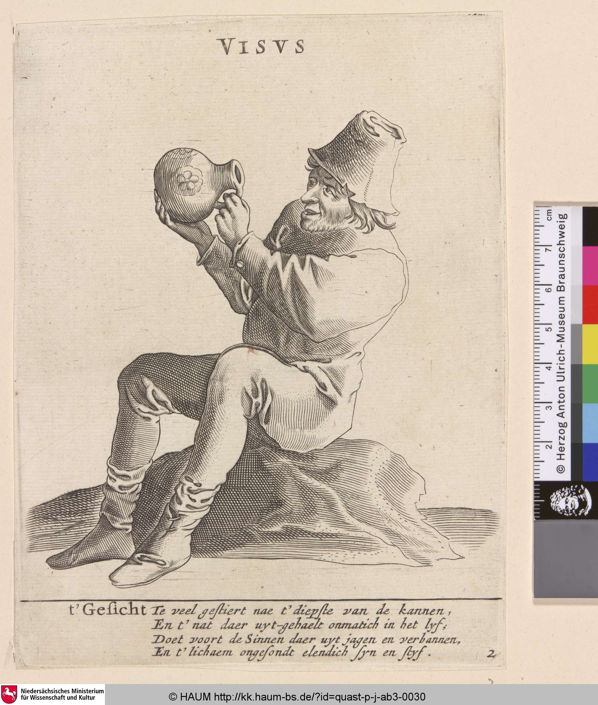 Visus, Pieter Quast, 1626–1647
