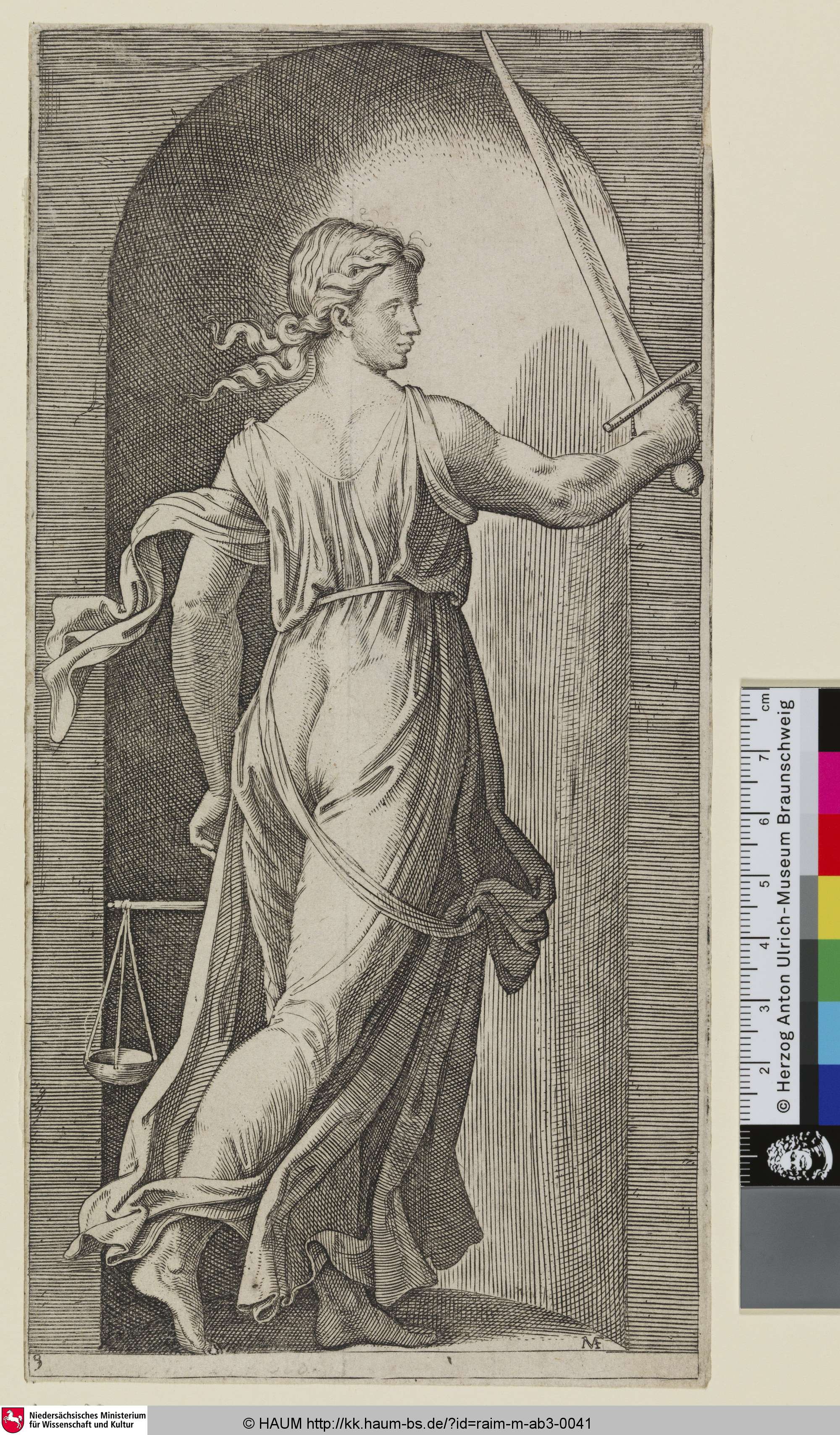 [La Justice; Justitia], Raffael, 1515–1518