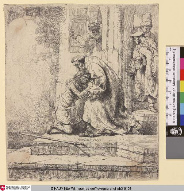 [Die Rückkehr des verlorenen Sohnes; The Return of the Prodigal Son; Le retour de l'enfant prodigue], Rembrandt, 1636
