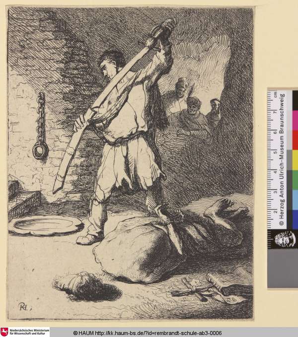 [Die Enthauptung Johannes des Täufers; The Beheading of St John the Baptist; Décollation de S. Jean Baptiste], Rembrandt, 1631