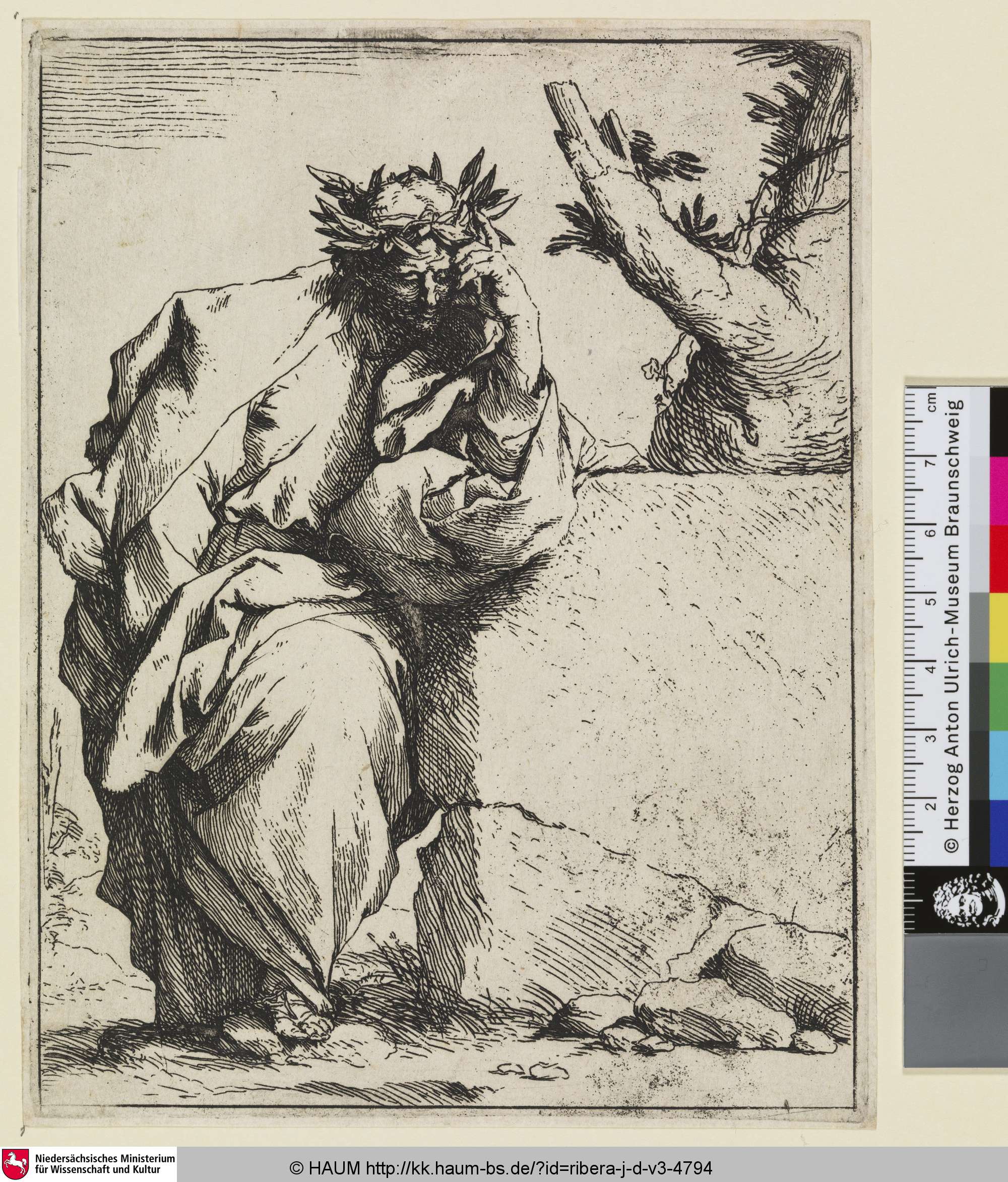 [Le Poete; The Poet; Der Poet], Jusepe de Ribera, 1620–1621